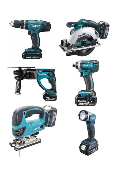 Makita DLX6068PT Elektrikli El Aletleri Seti