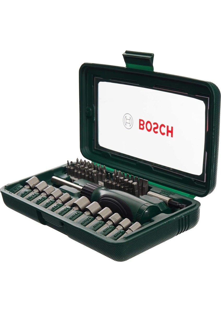 Bosch 2607019504 46 Parça Cırcırlı Tornavida Seti