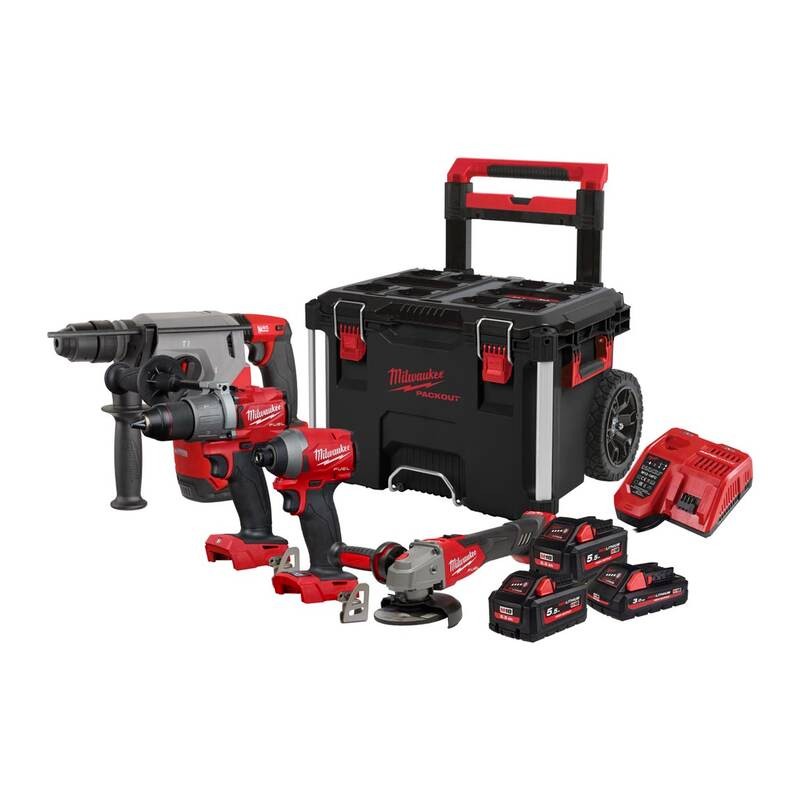 Milwaukee M18 FPP4B2-533P Fuel 4'LÜ Set