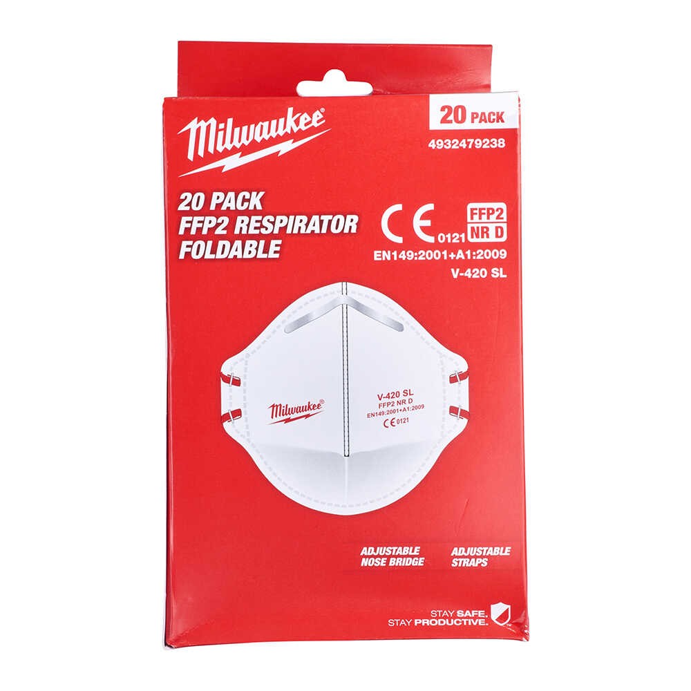 FPP2 Katlanabilir Solunum Maskesi - 20'li