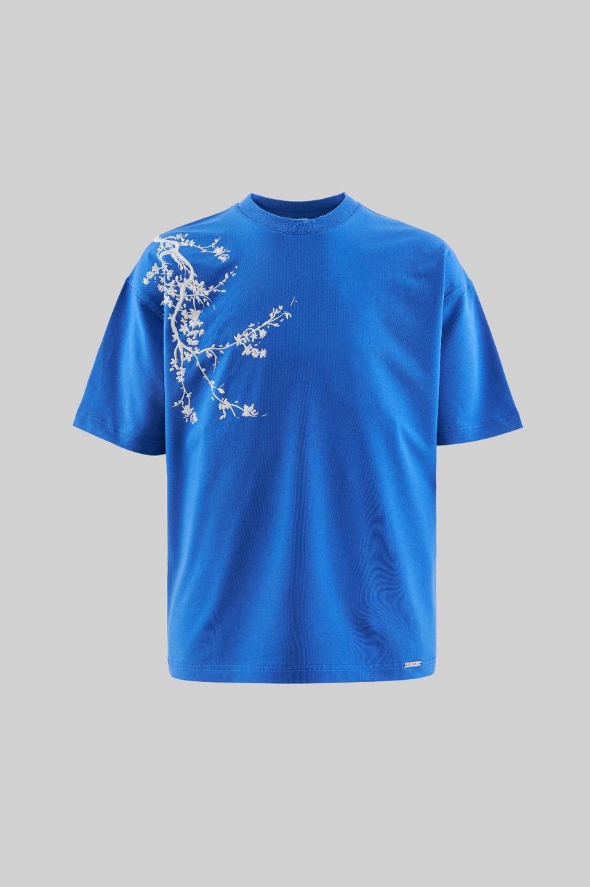 Floral 3d Printed Oversize T-Shirt - Saks Mavi