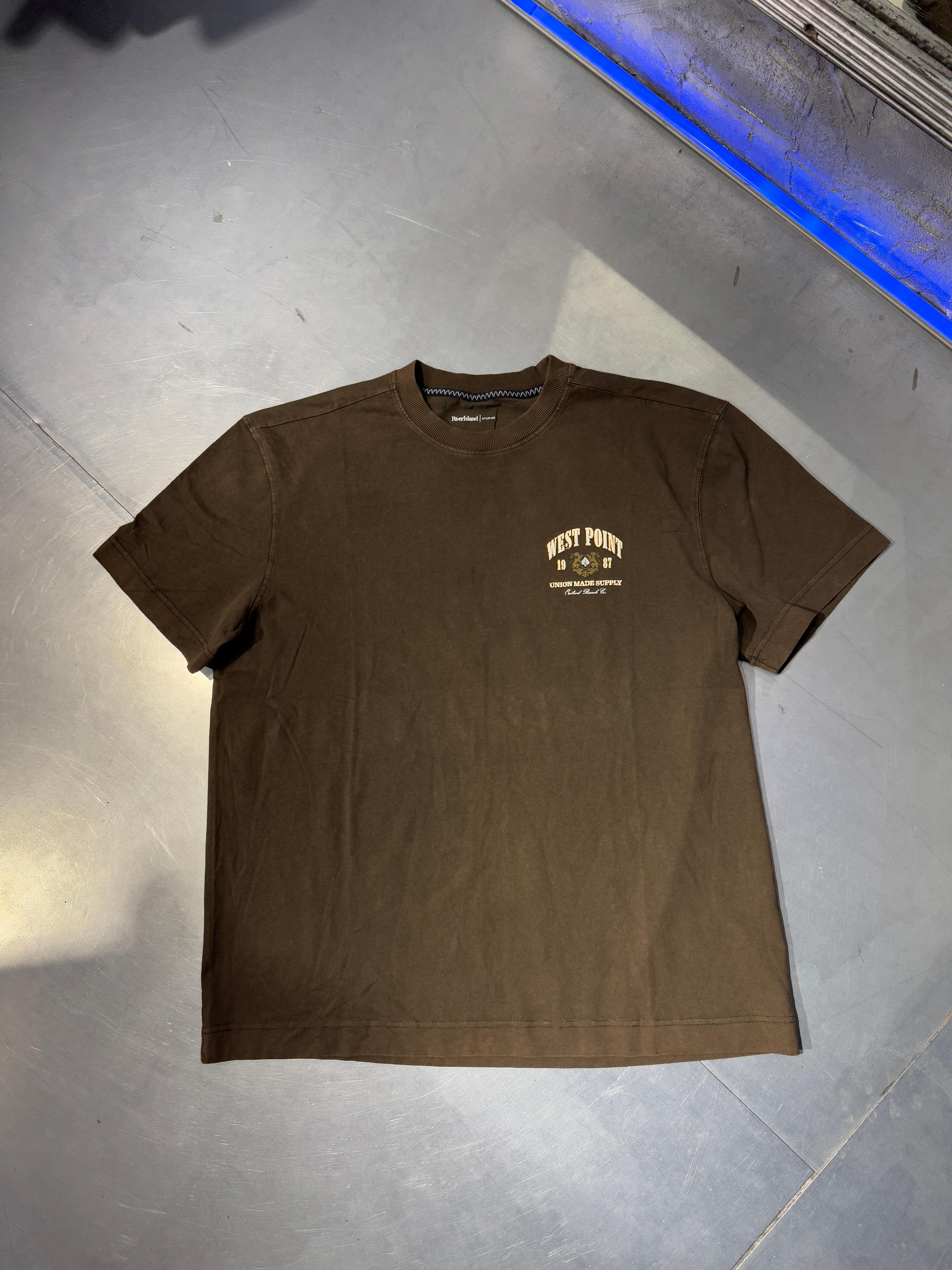 West Point Regular Fit Kahverengi T-Shirt