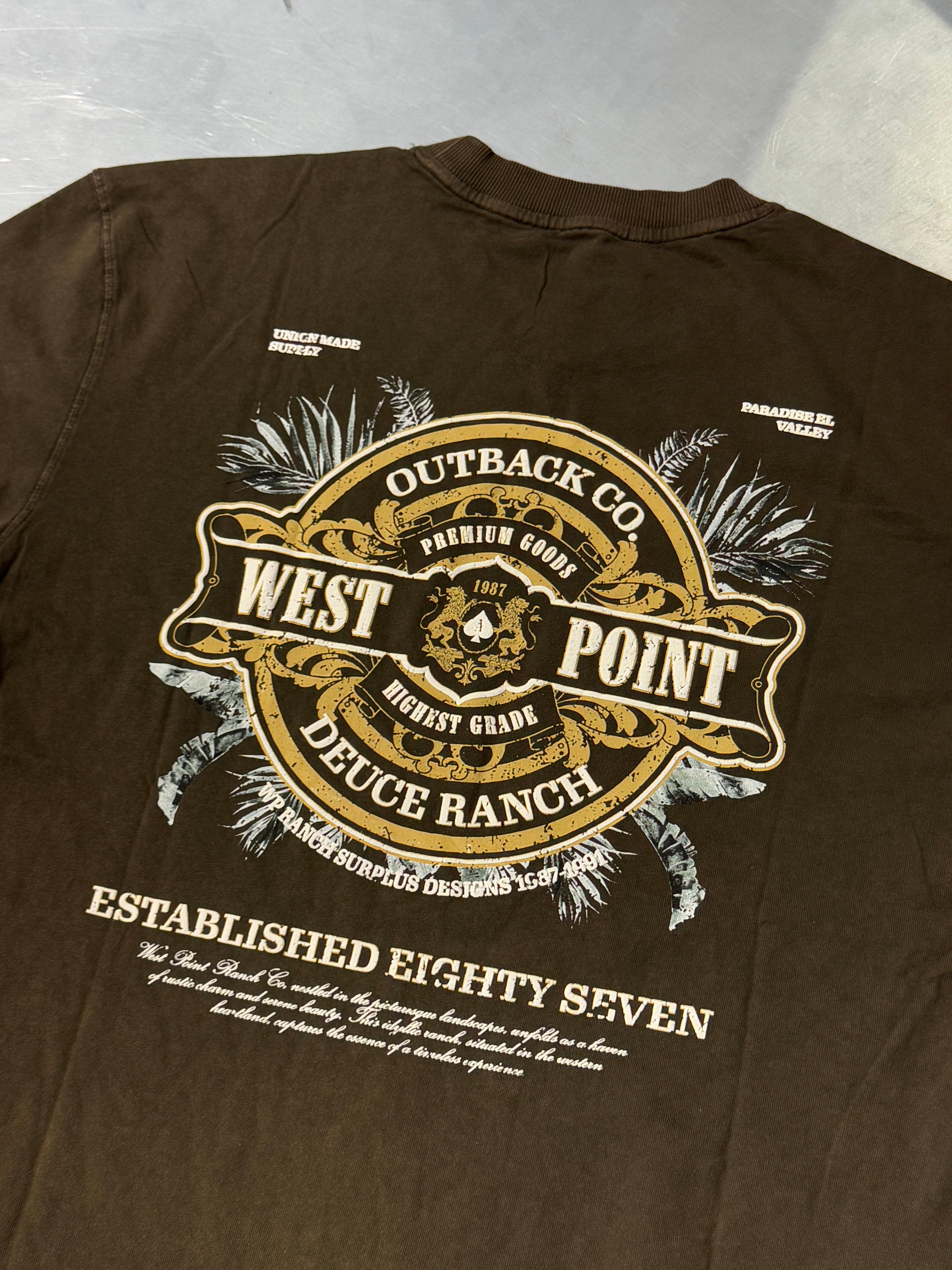 West Point Regular Fit Kahverengi T-Shirt