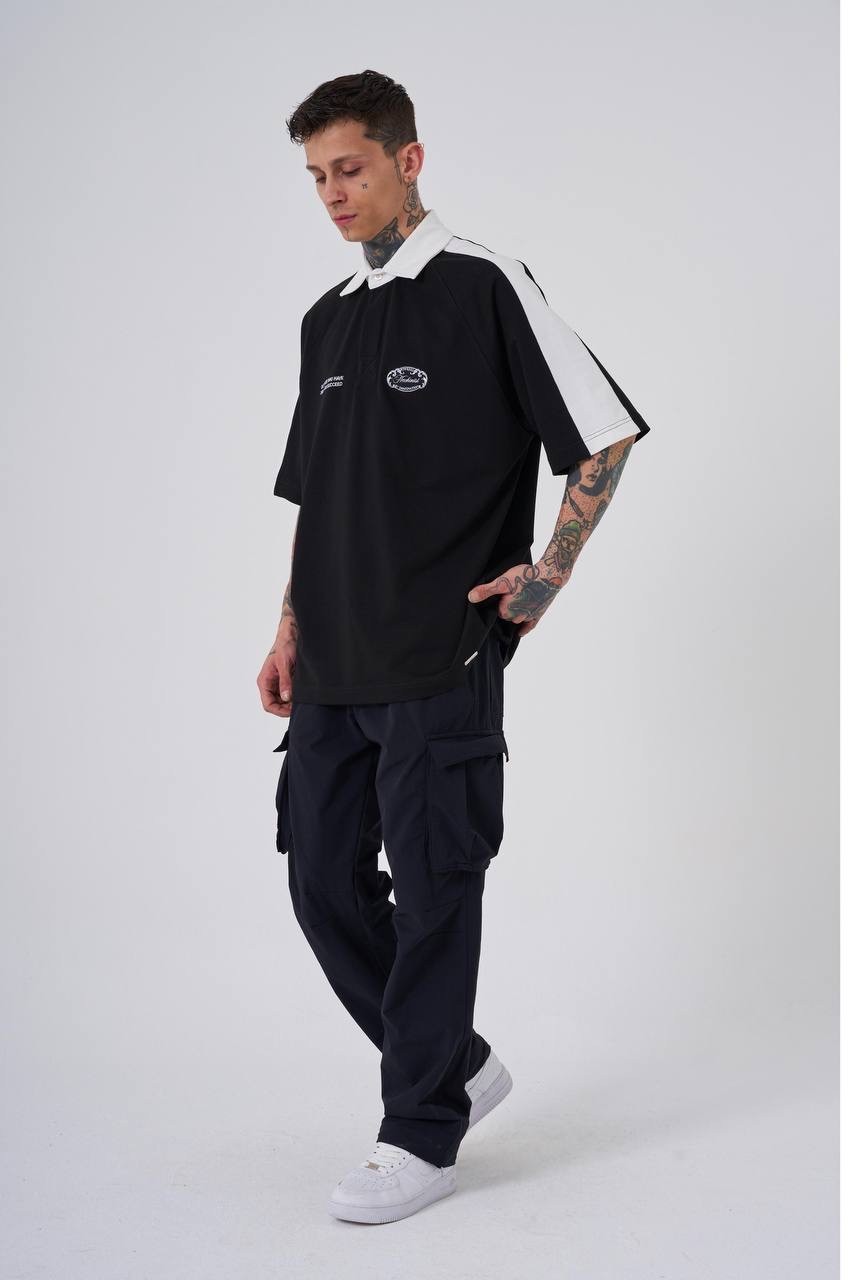 Raglan Contrast Polo 
