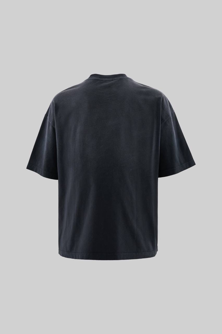 Degrade Efected Acid Wash Oversize T-Shirt