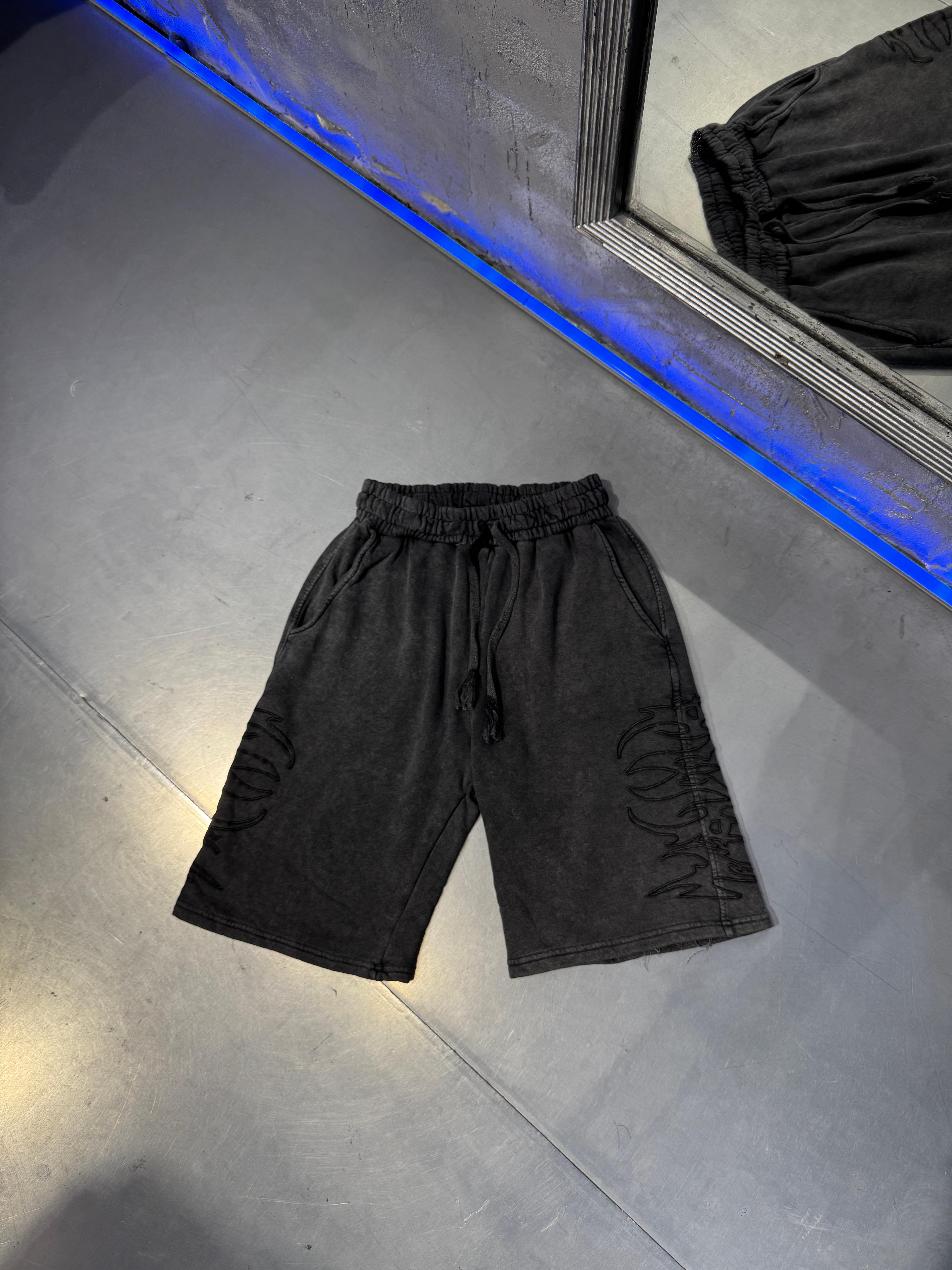 Shadowburn 3 İplik Acid Wash Şort