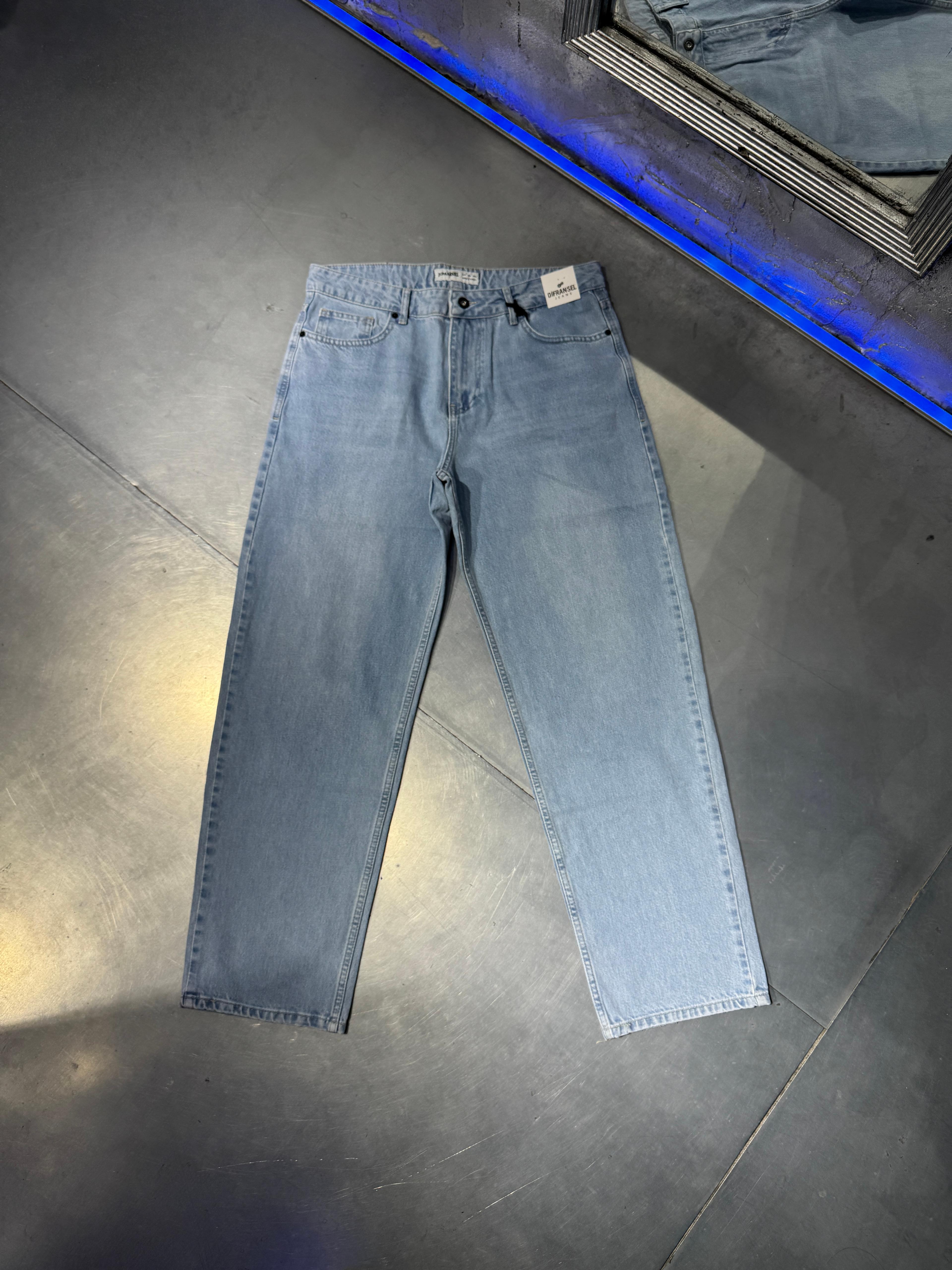 DF Baggy Jean  - Soft Blue
