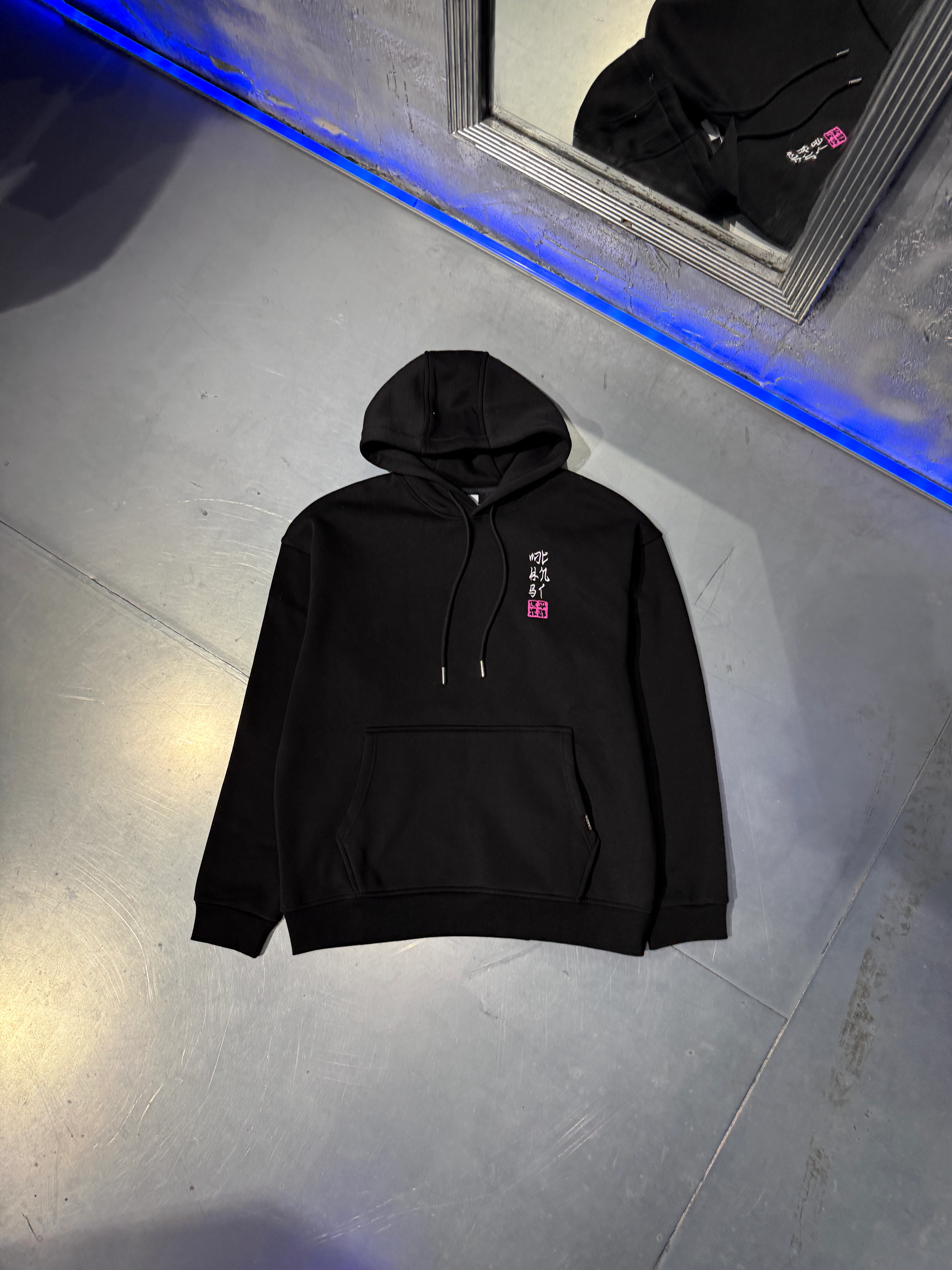 Cherry Blossoms Şardonlu 3 iplik Hoodie