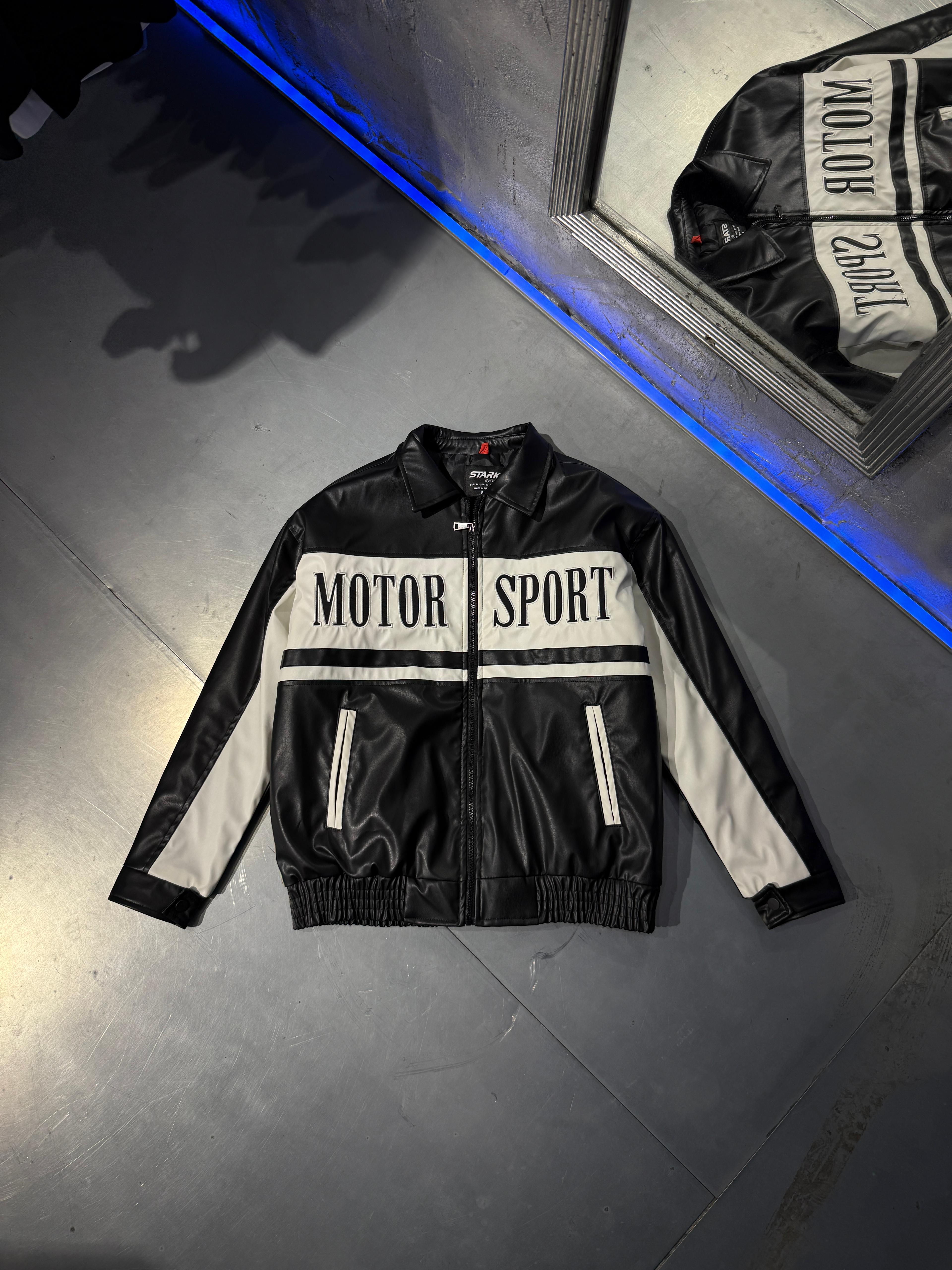 Deri Ceket  Kolej  Baskılı