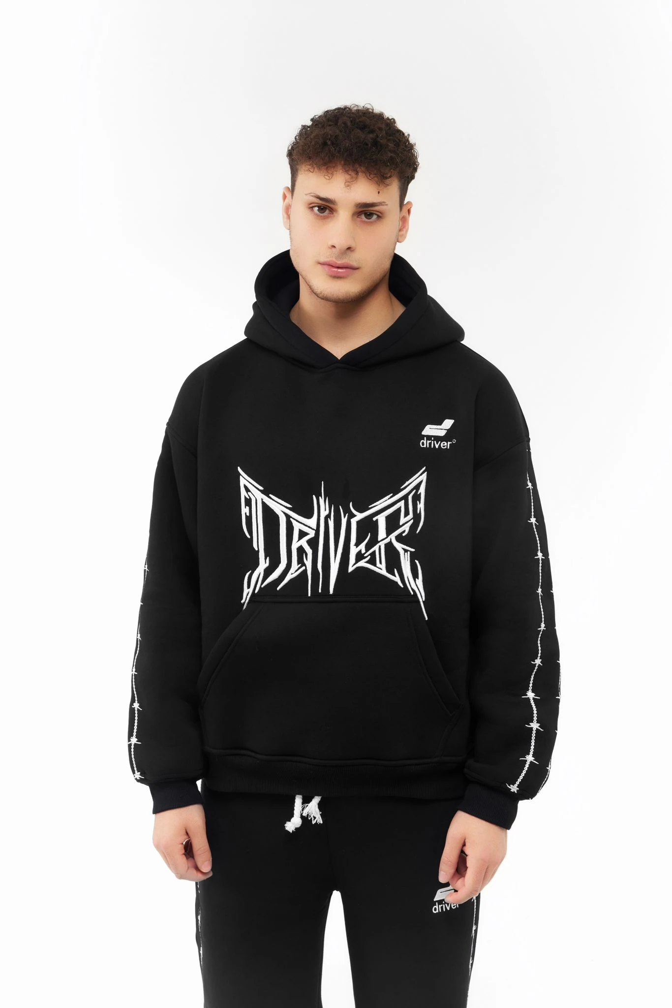 Driver Takım Oversize Nakış Detaylı