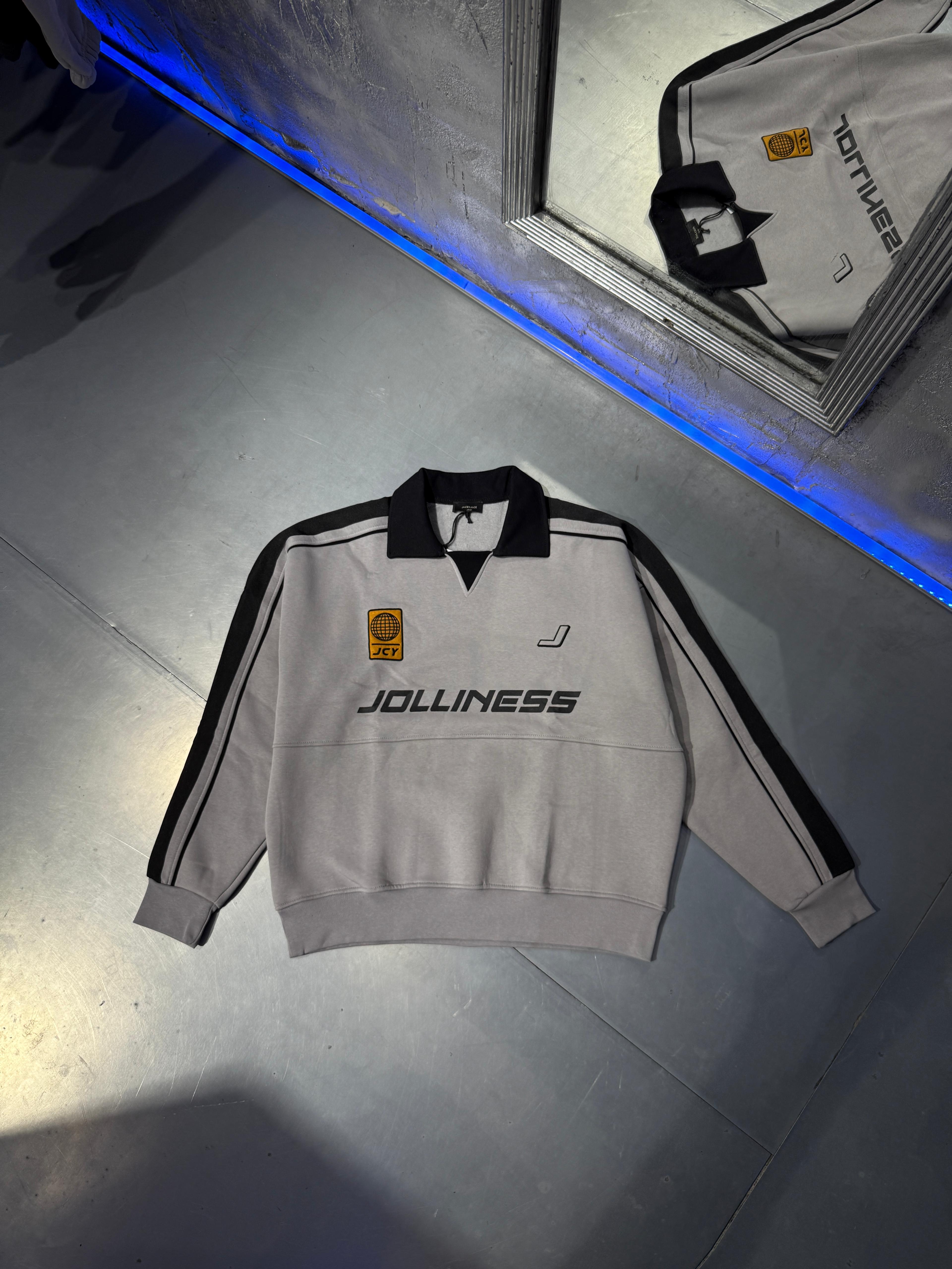 Jcy Jolliness Polo Sweatshirt Şardonlu