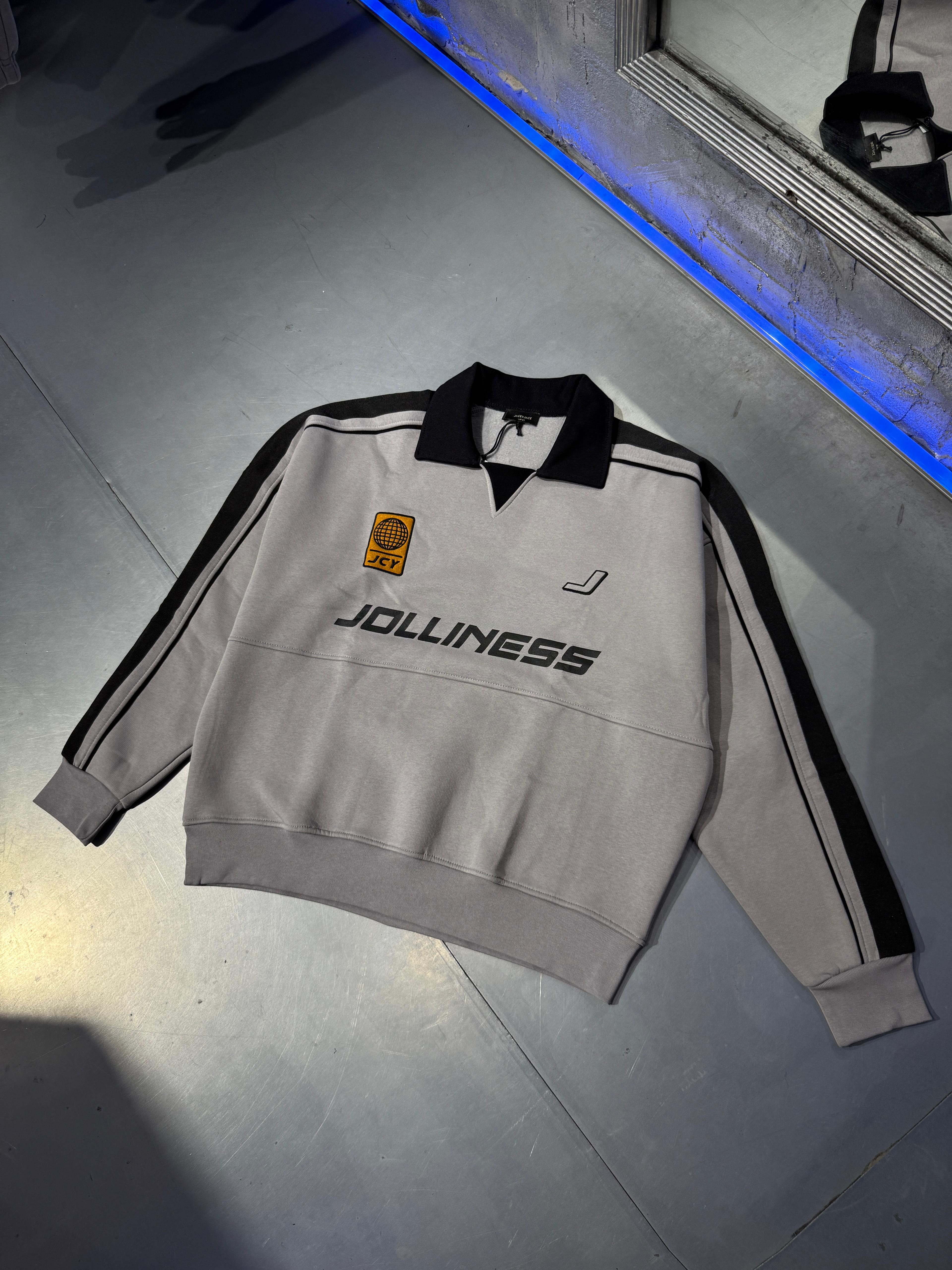 Jcy Jolliness Polo Sweatshirt Şardonlu