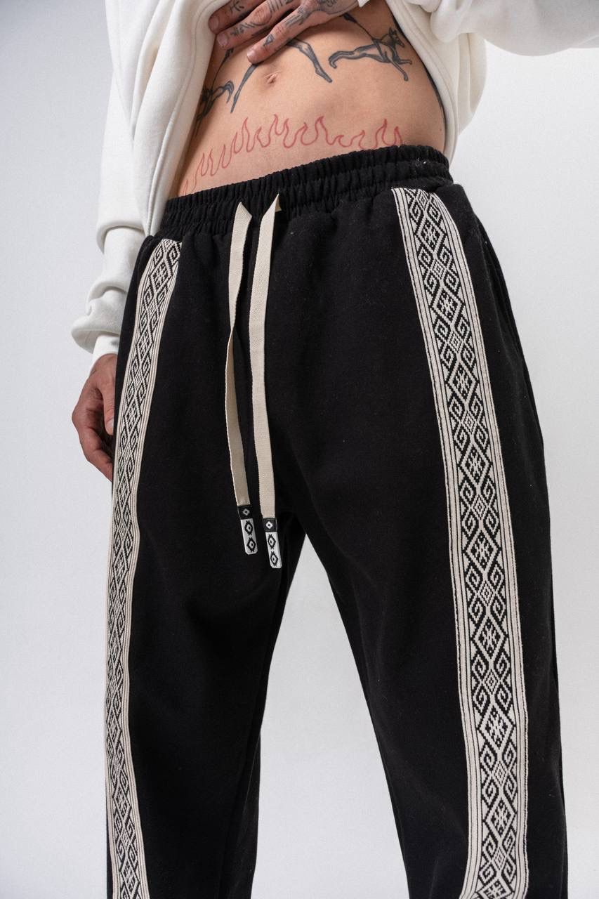 Ethnic Desenli Baggy Eşofman