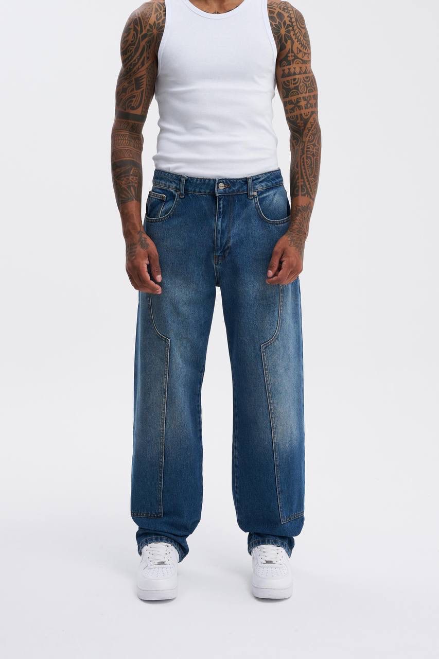 Carpenter Baggy Pantolon - Blue