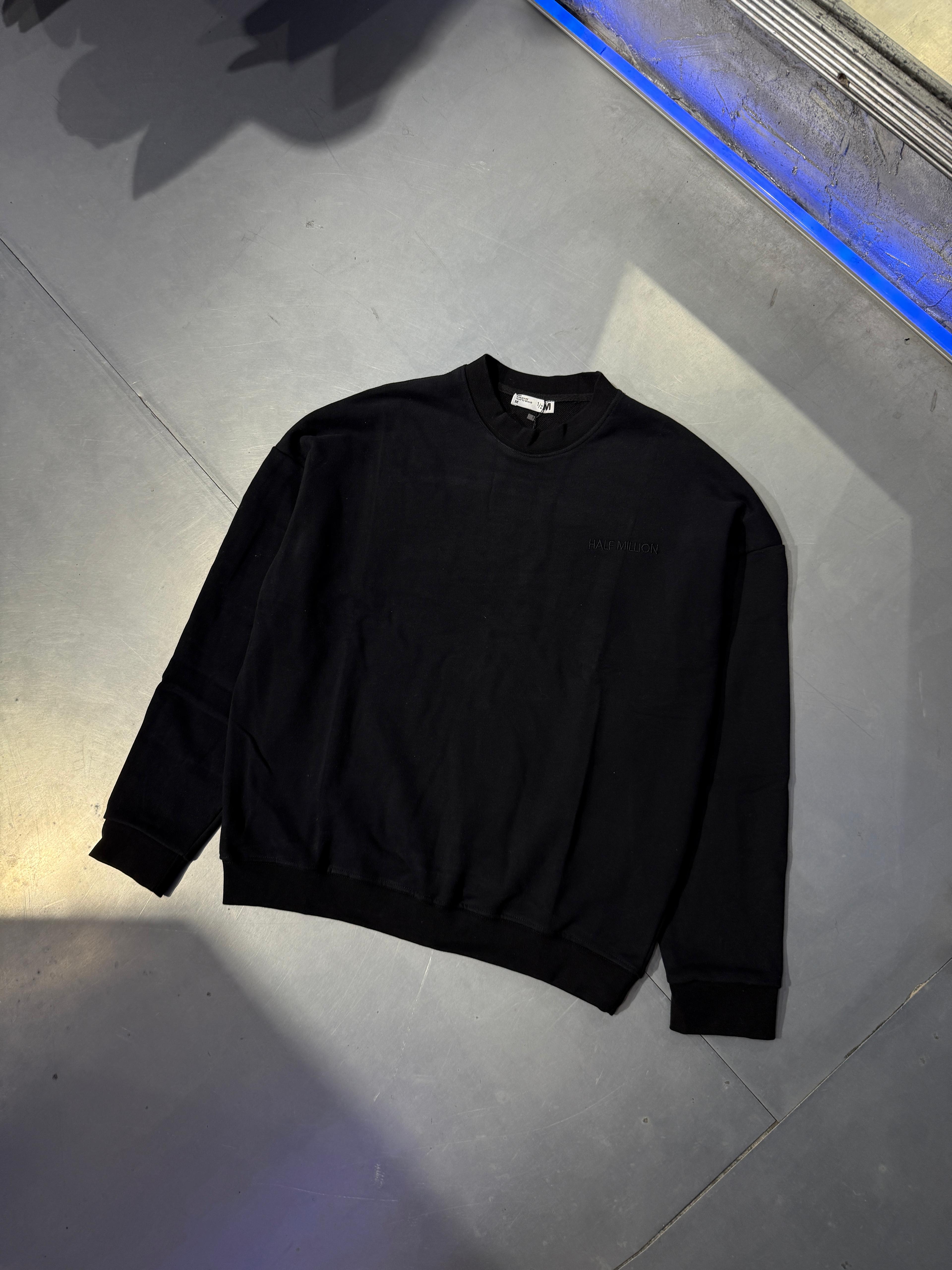Half Milion Baskılı Oversize Sweatshirt