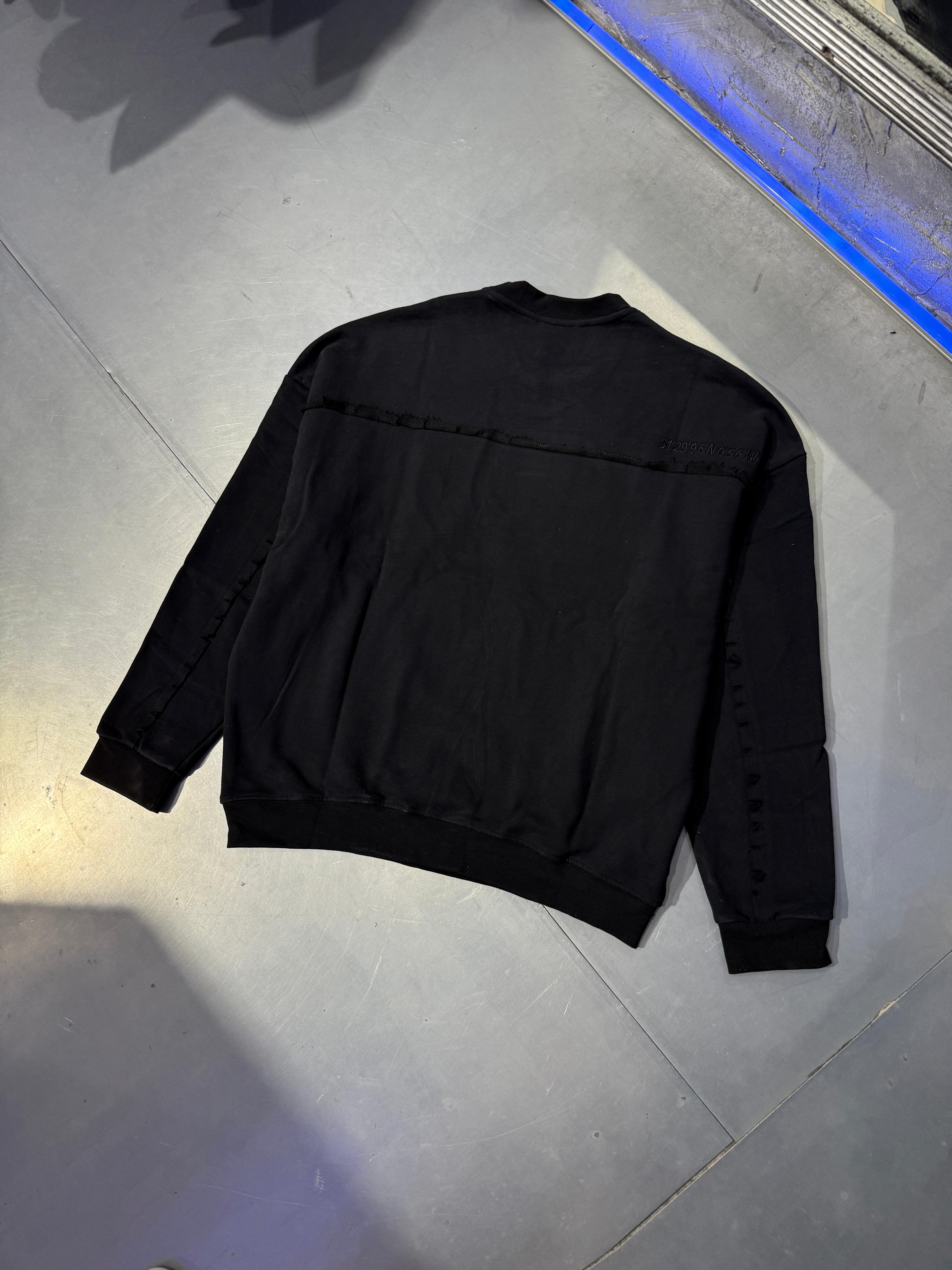 Half Milion Baskılı Oversize Sweatshirt