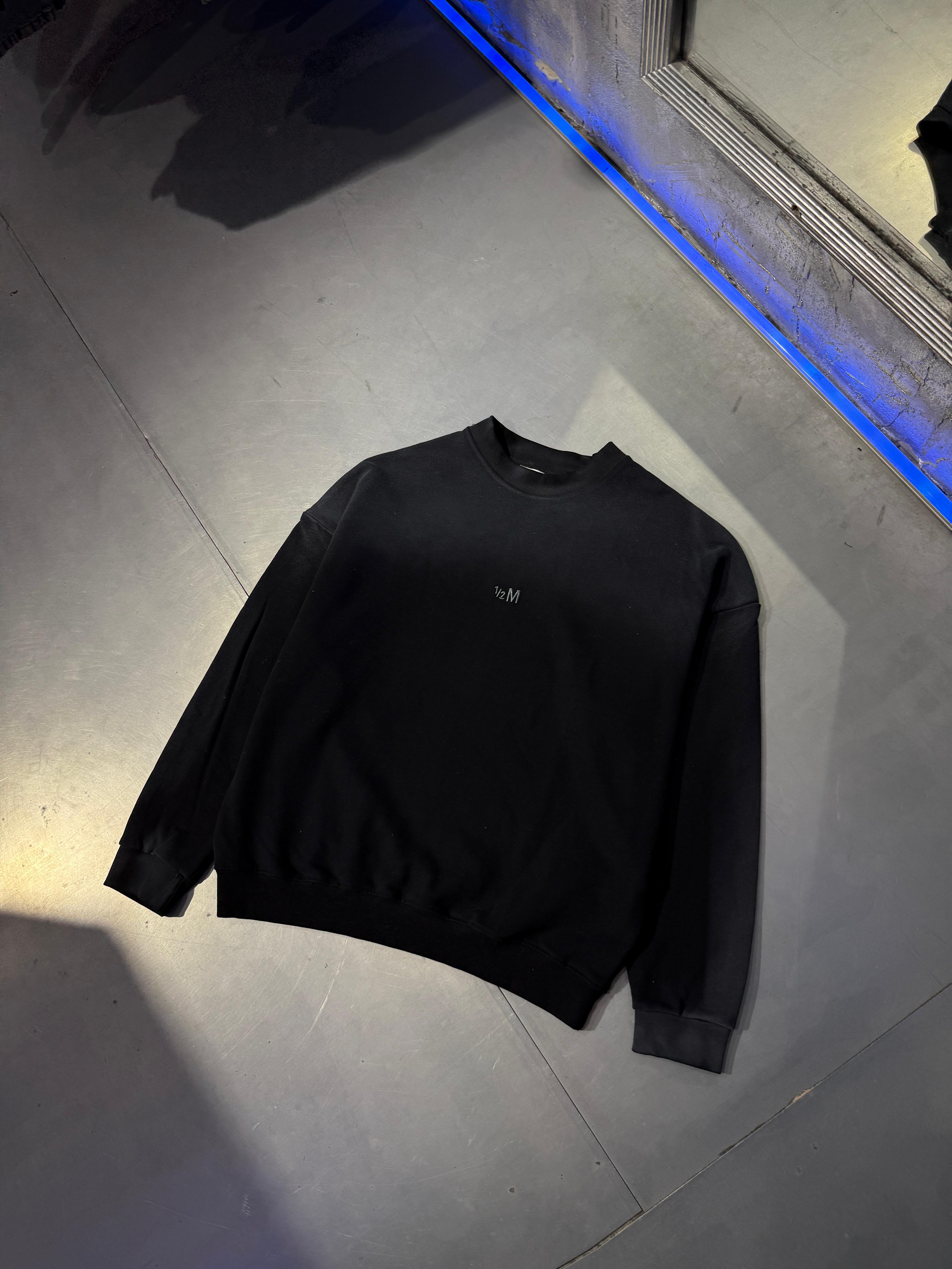 1/2 Pm Minimal Baskılı Oversize T-Shirt