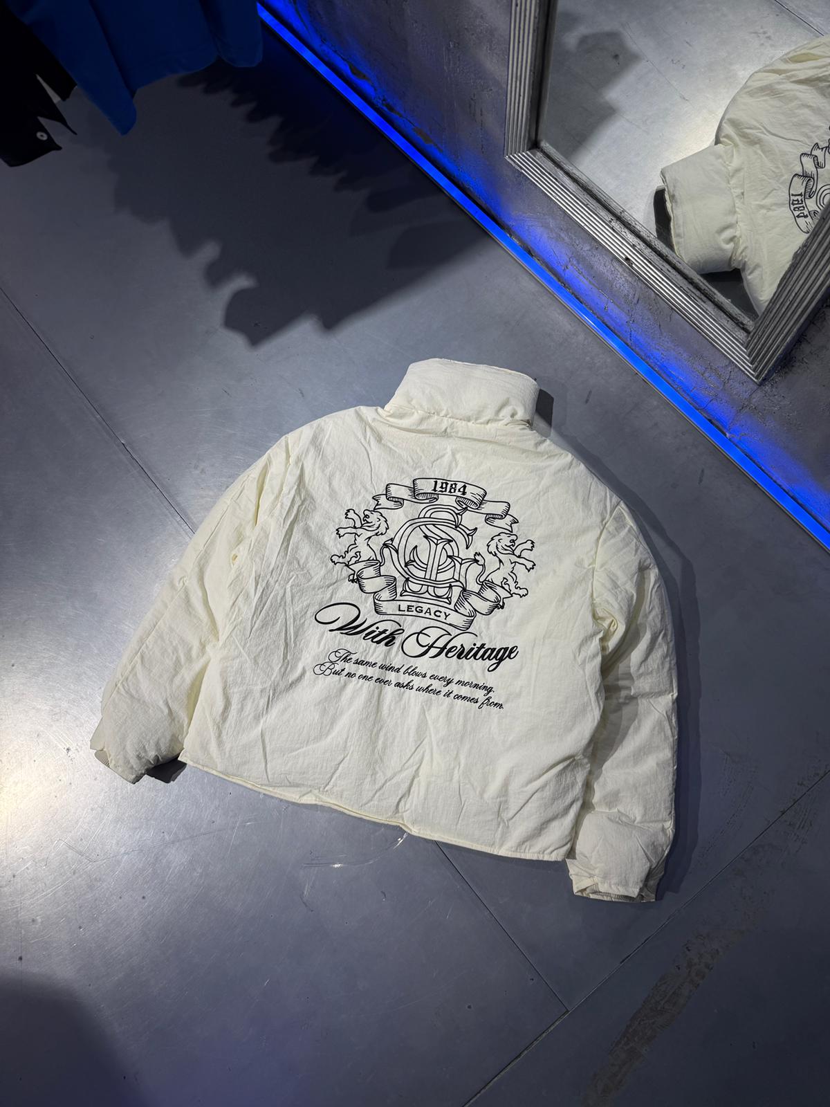 Legacy 1984 Oversize Ekru Şişme Mont