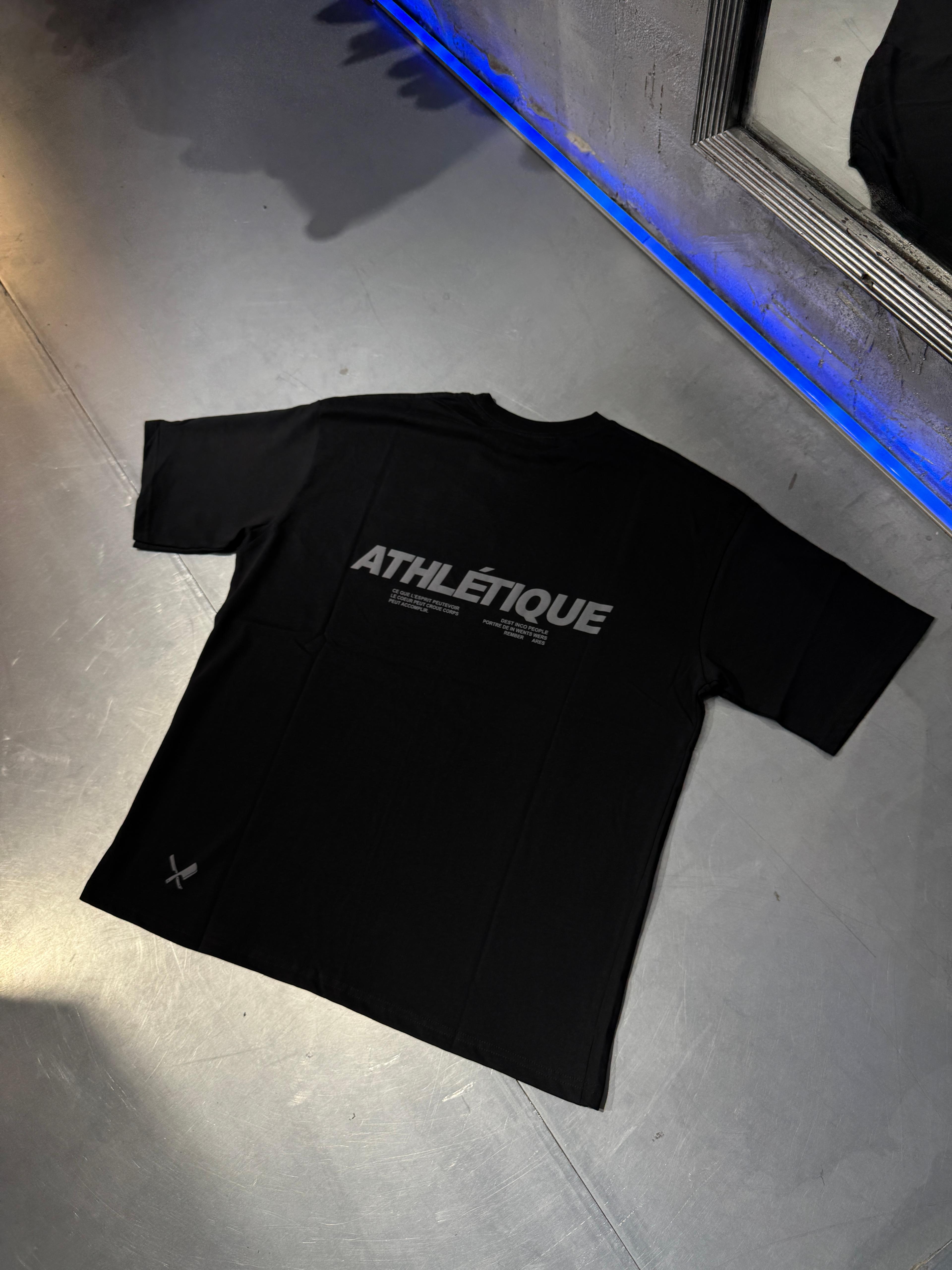 Athlétique Sırt Baskılı Oversize  T-Shirt