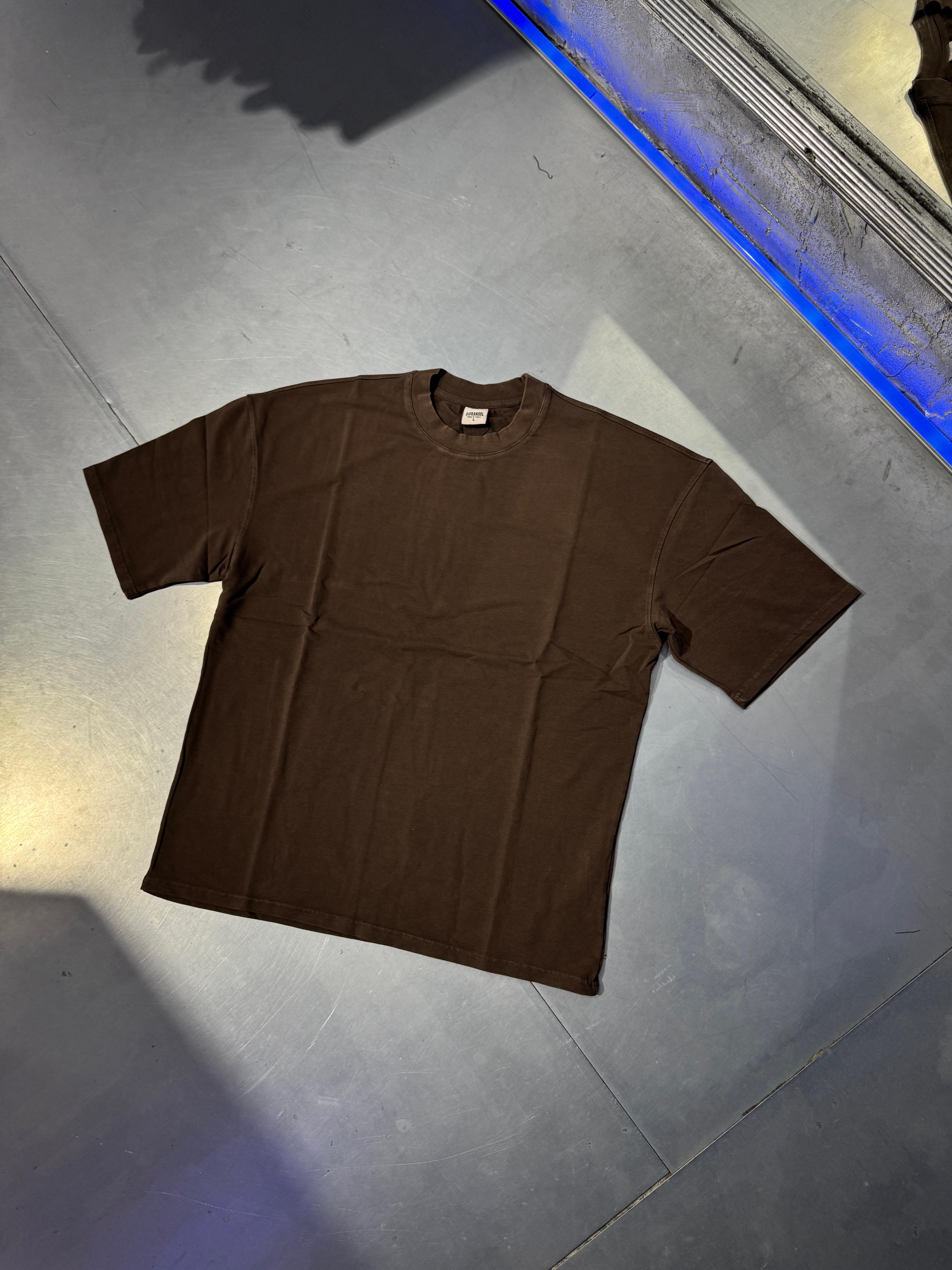 Oversize Acid Wash Basic T-Shirt