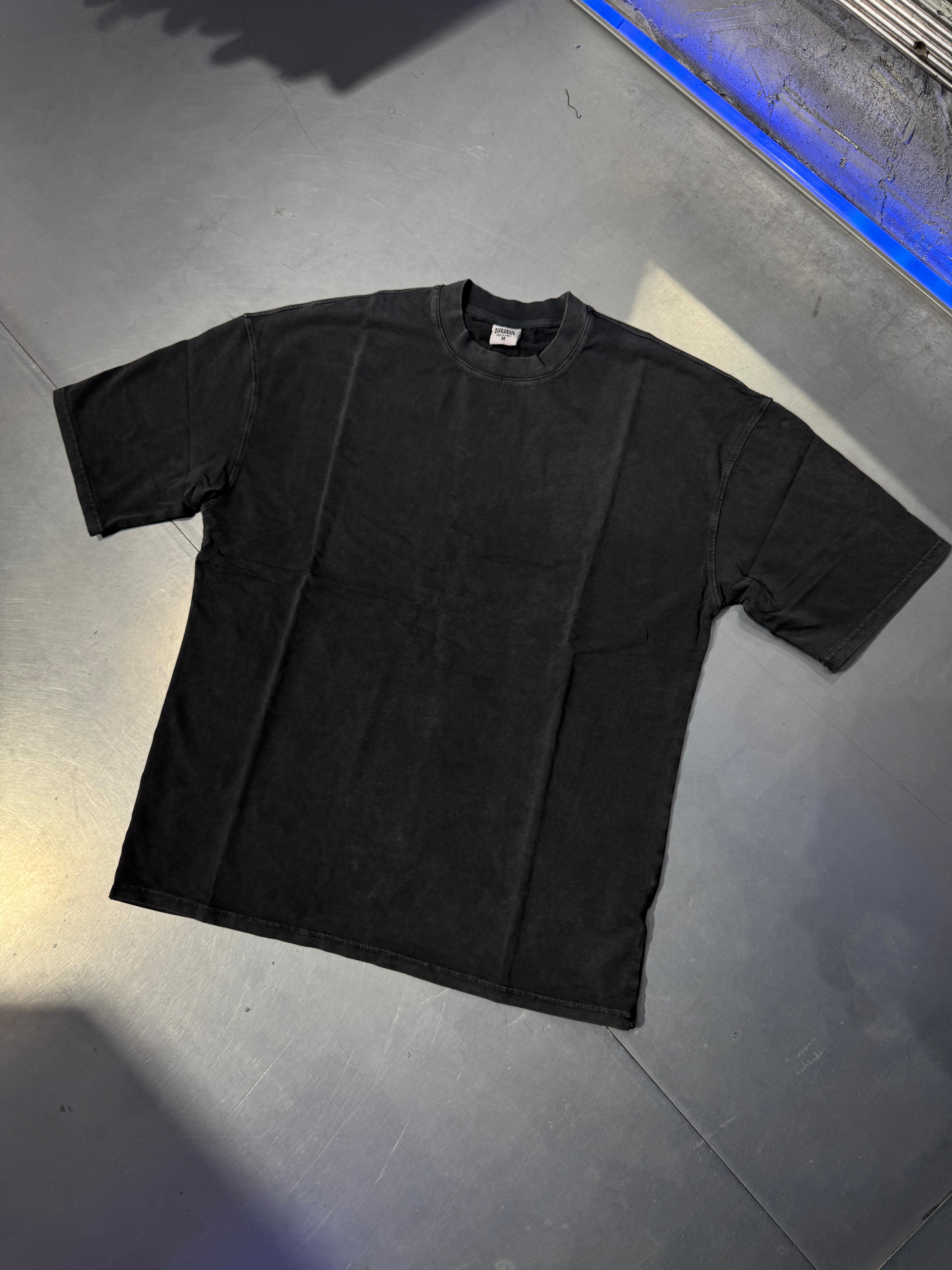 Oversize Acid Wash Basic T-Shirt