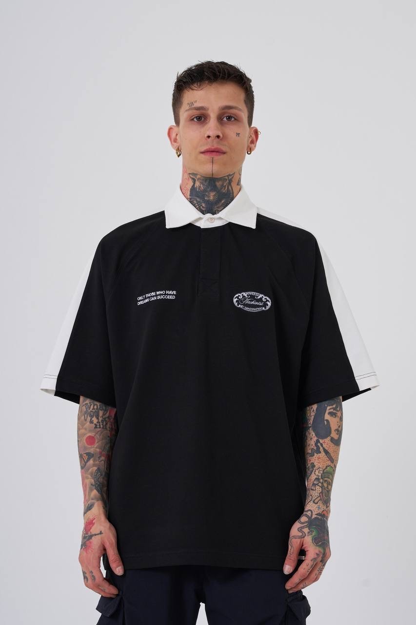 Raglan Contrast Polo 