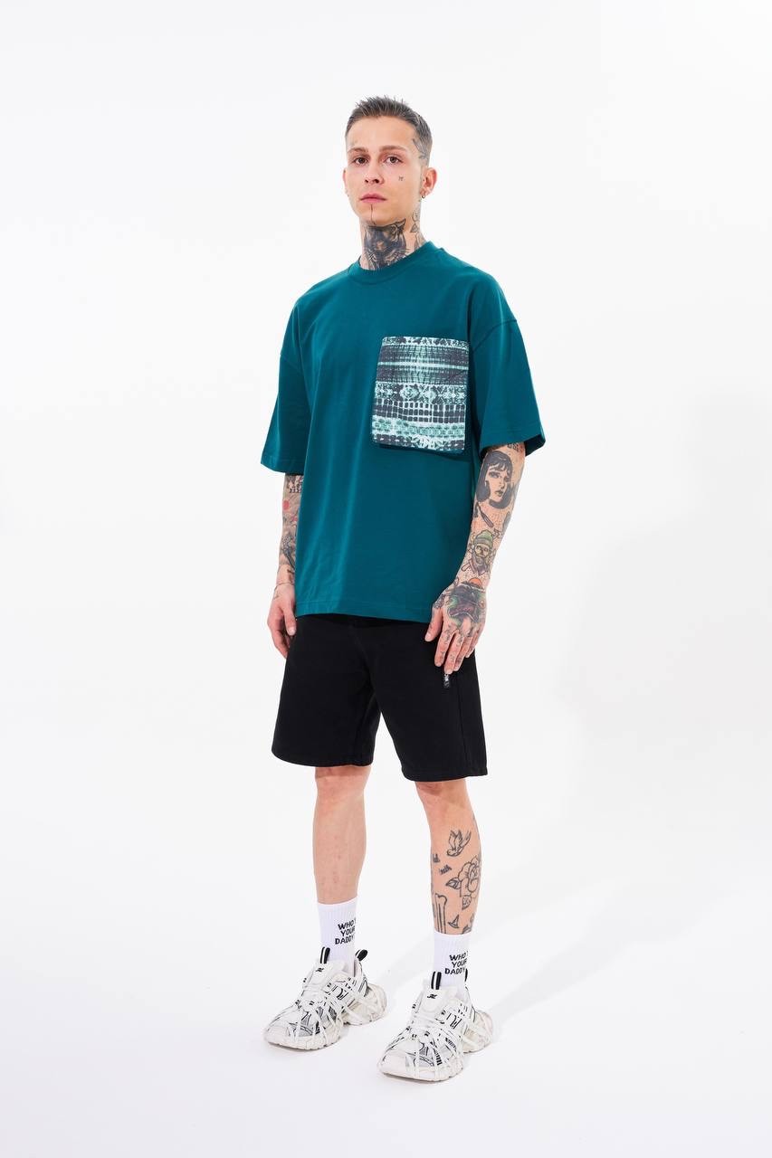 Digital Pocket Oversize T-Shirt
