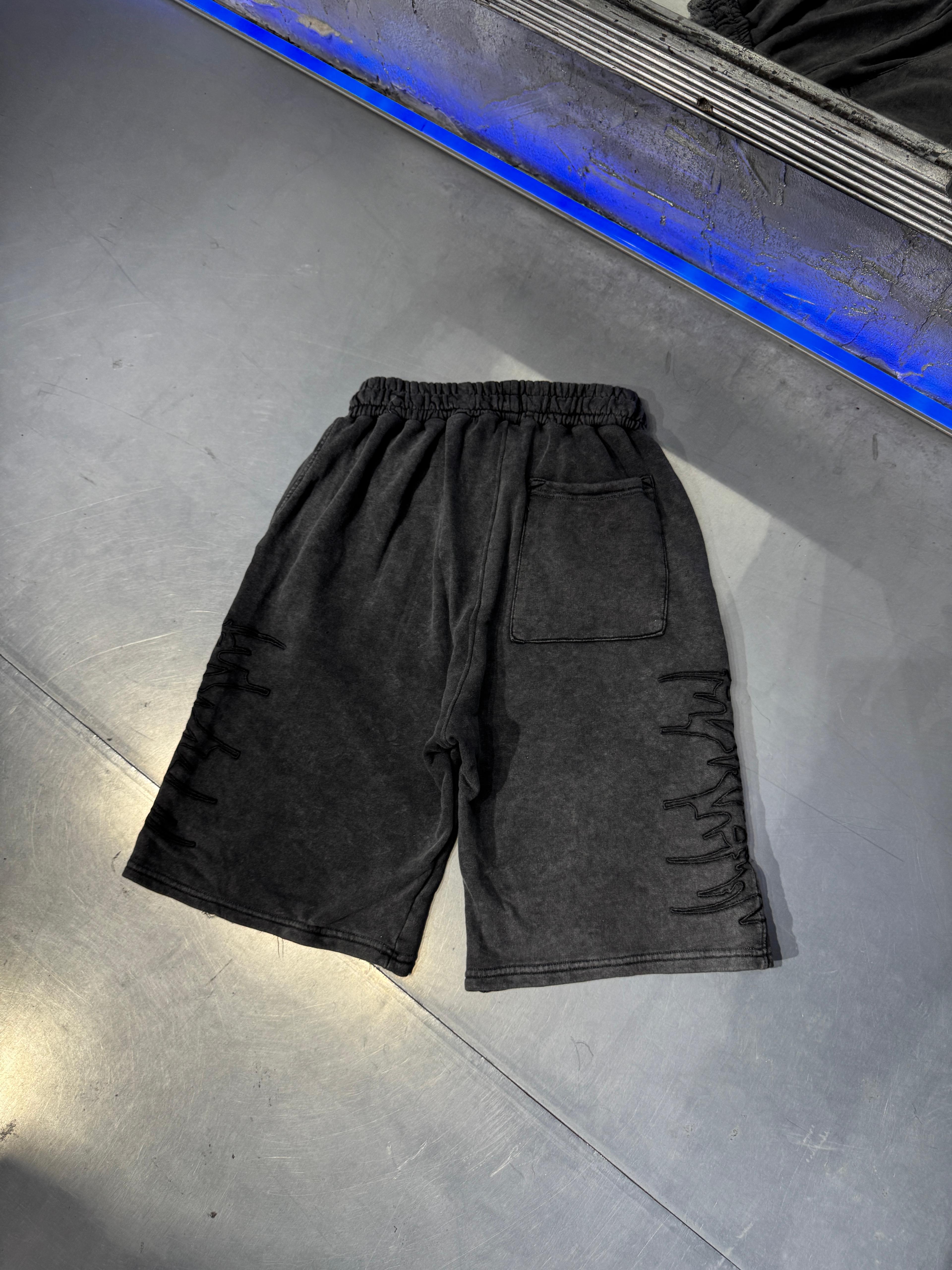 Shadowburn 3 İplik Acid Wash Şort