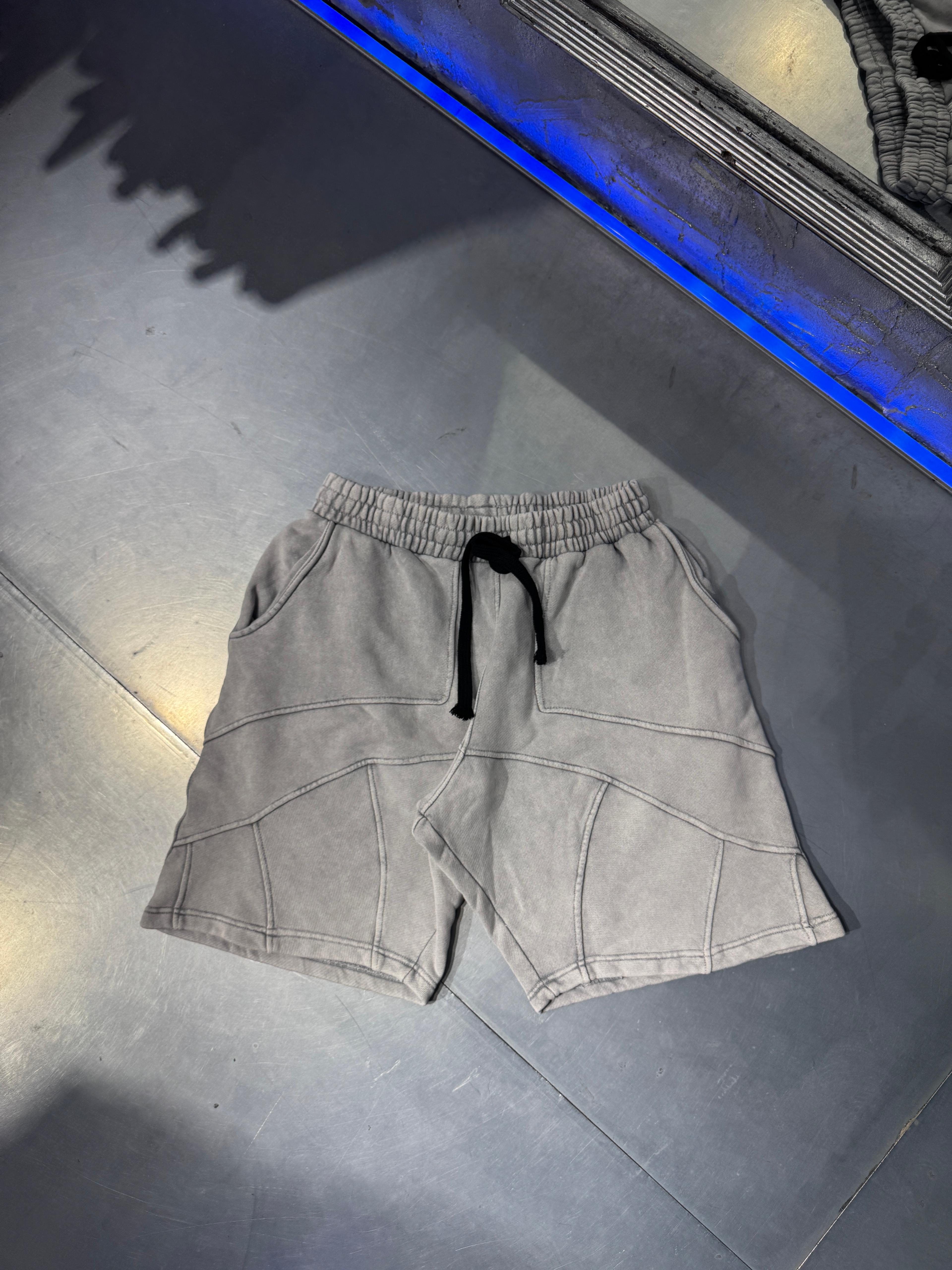 Street Fit 3 İplik Oversize Şort - Ekru