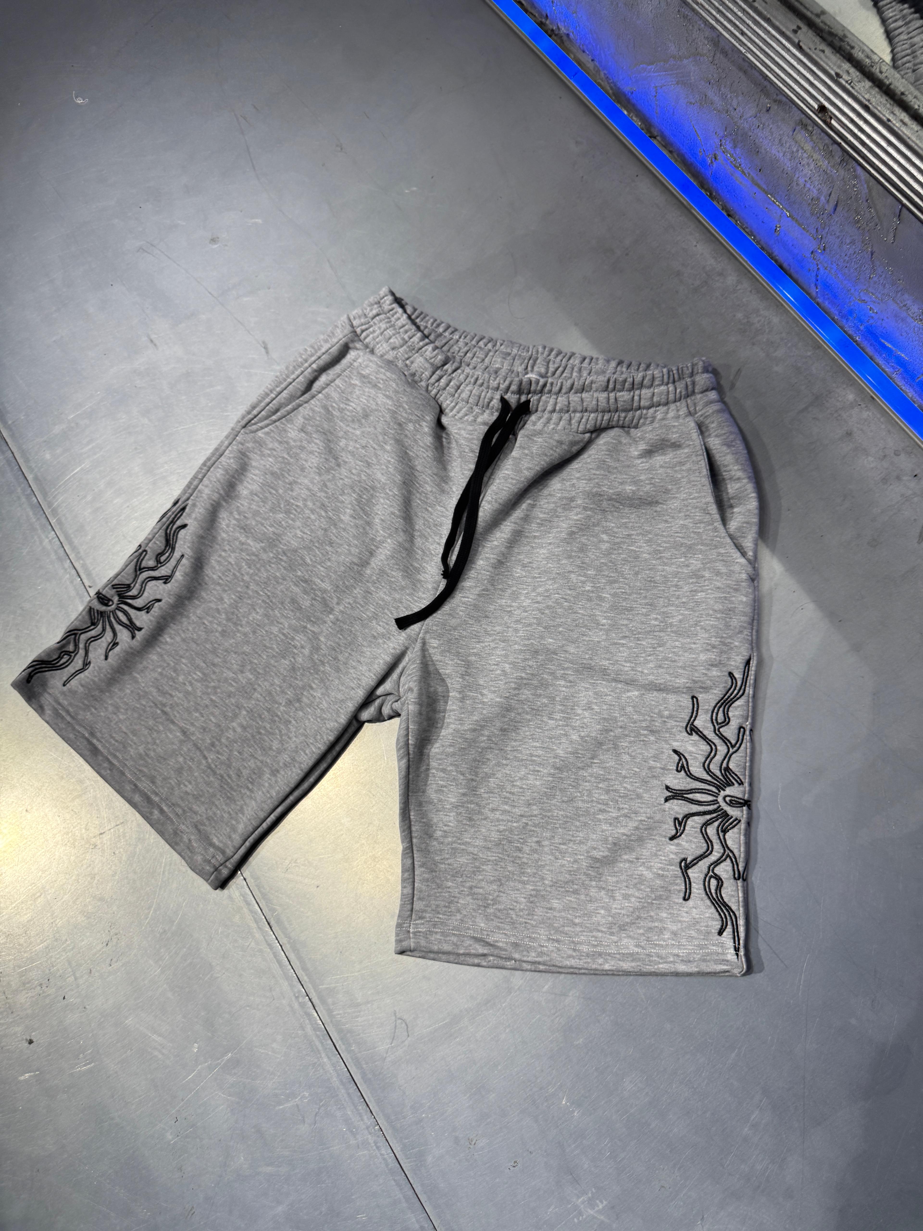 Tribal Burn 3 İplik Acid Wash Şort