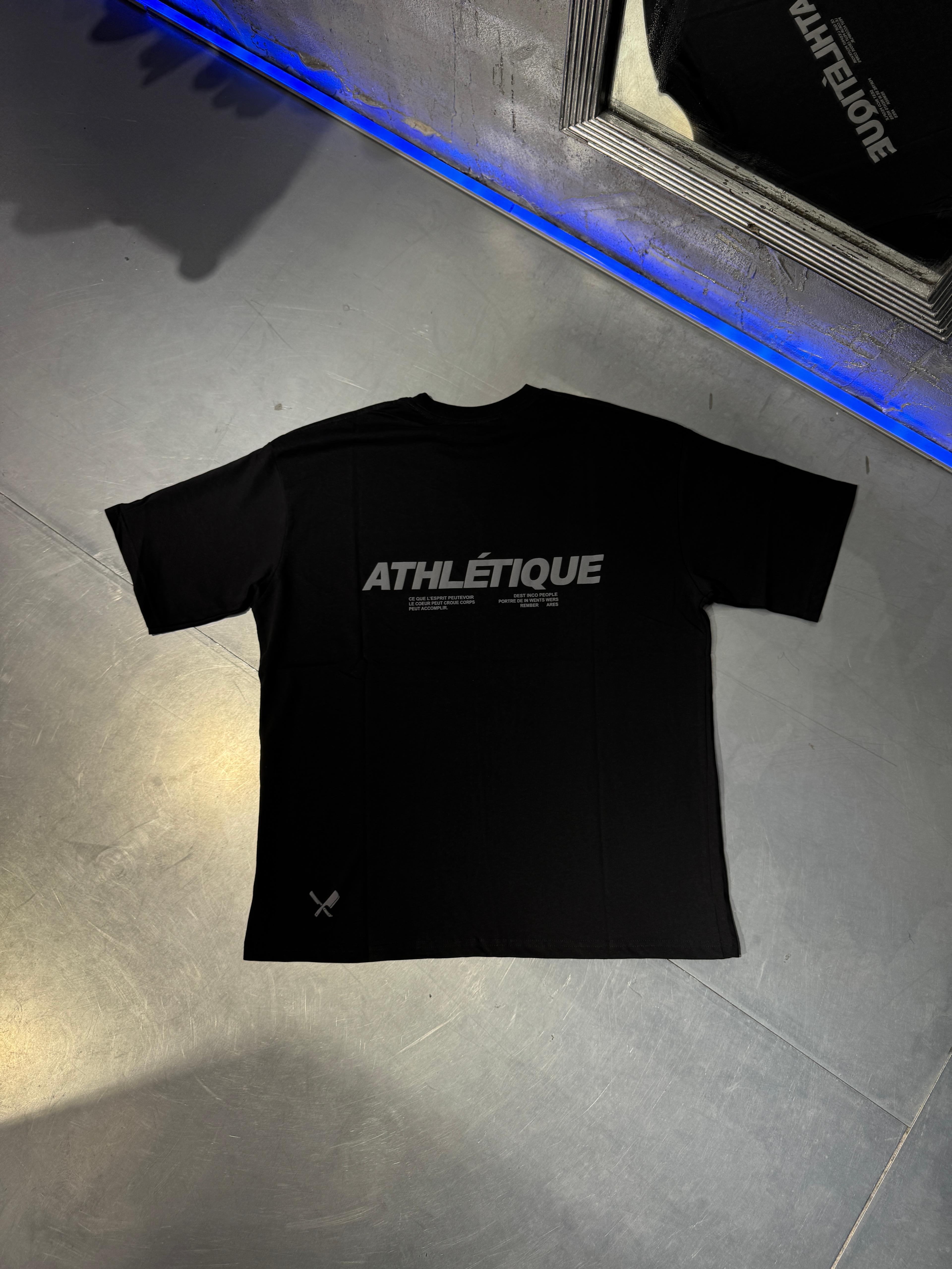 Athlétique Sırt Baskılı Oversize  T-Shirt