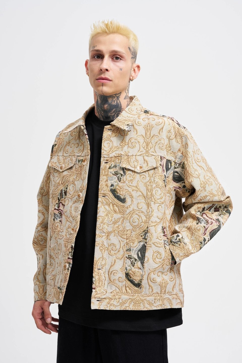 Vintage Baroque Patterned Premium Jacket