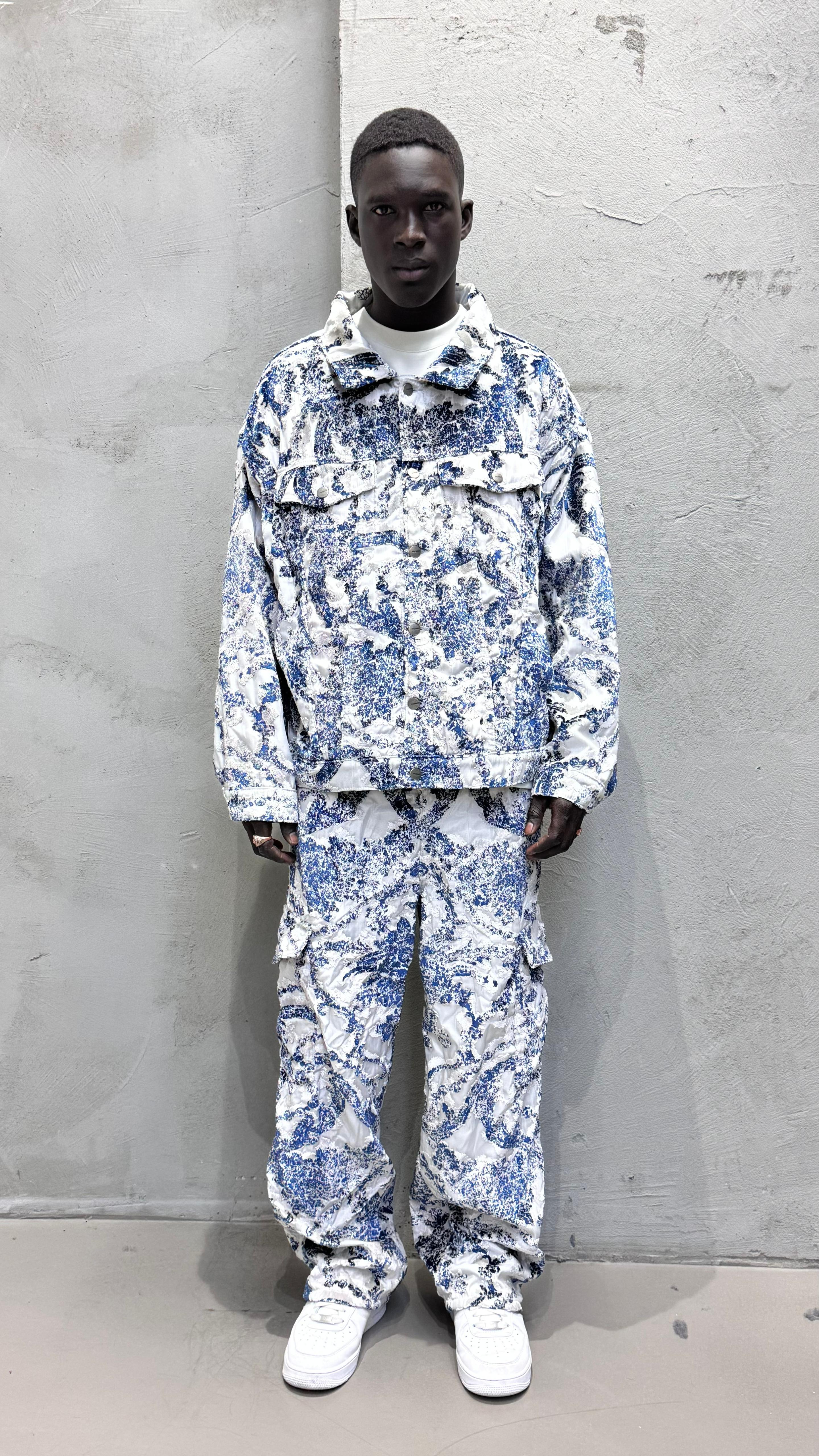 Premium Limited Edition Distorted Denim Takım