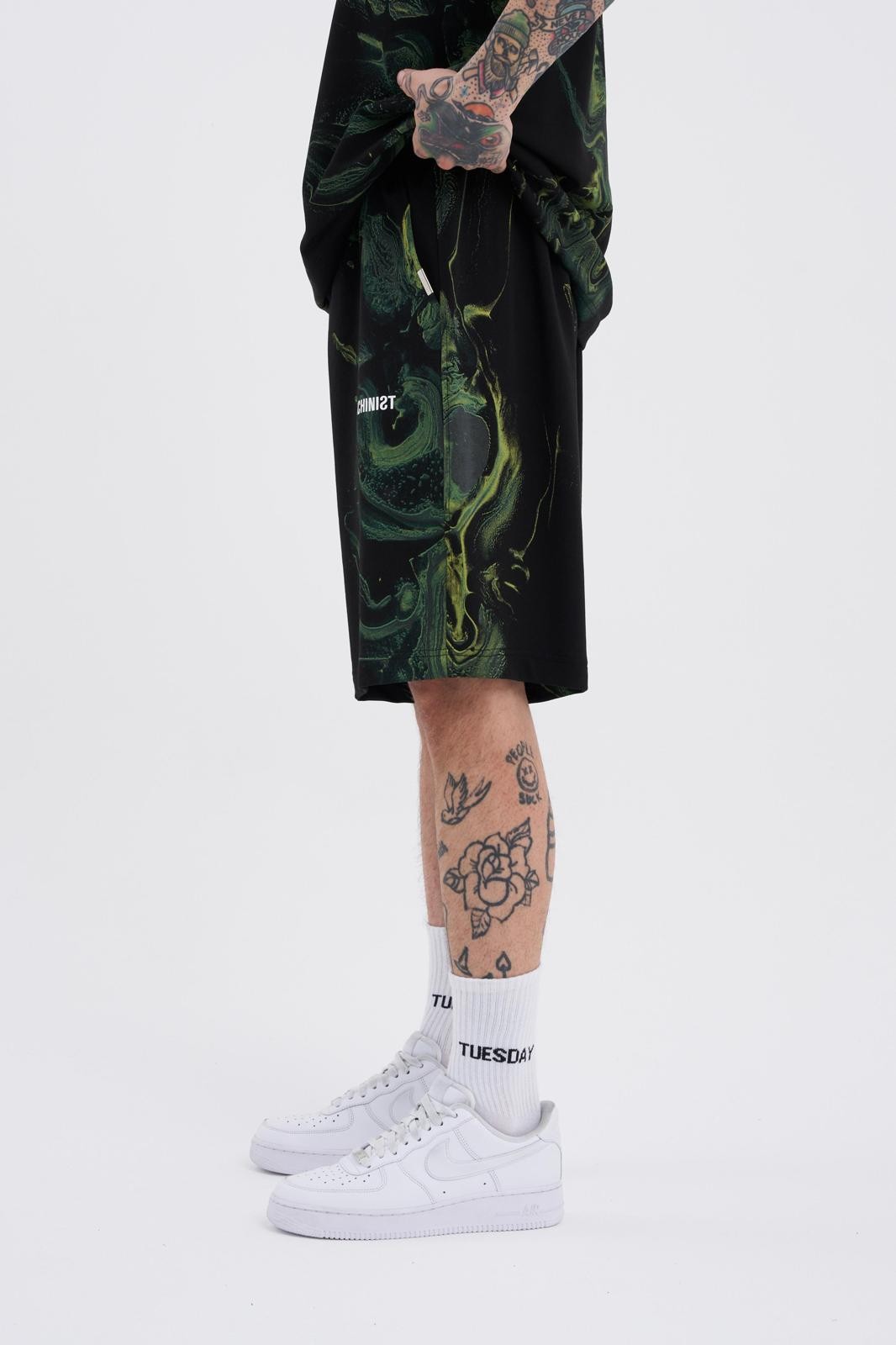 Baskılı Oversize Şort