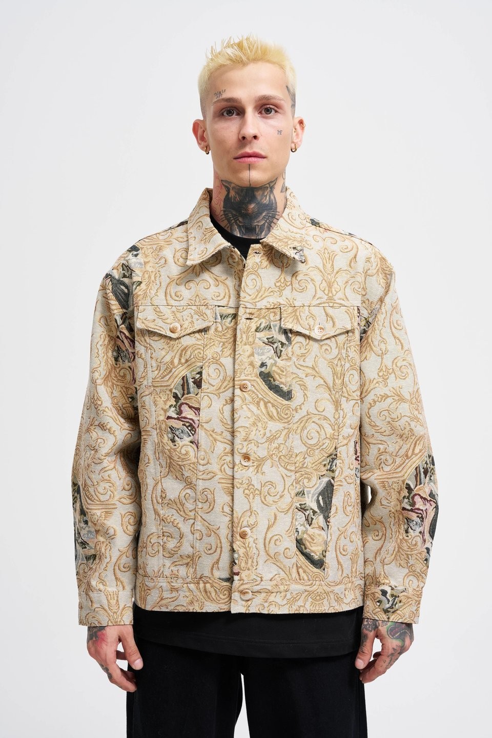 Vintage Baroque Patterned Premium Jacket