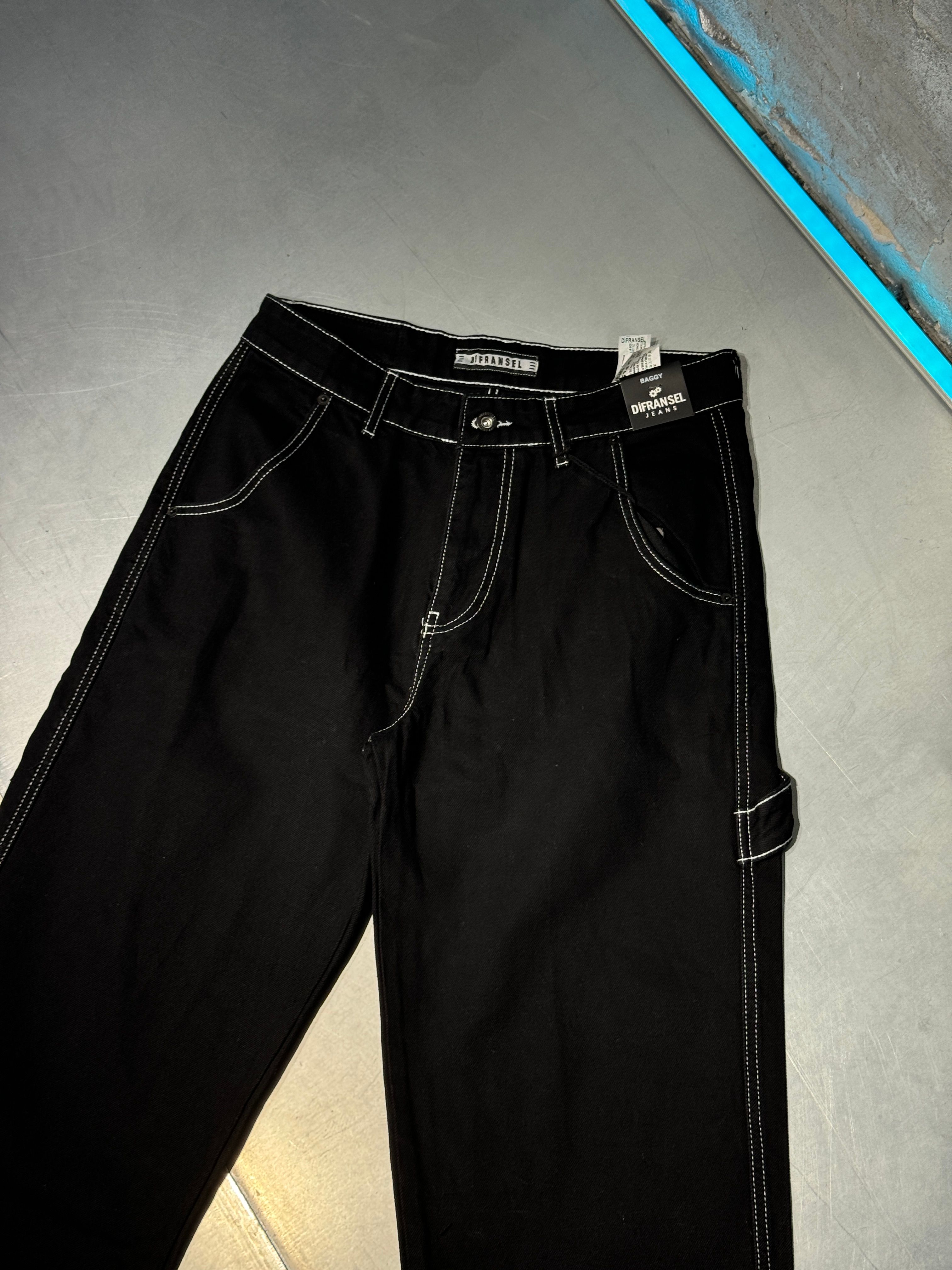 Df Flame Detay Baggy Pants