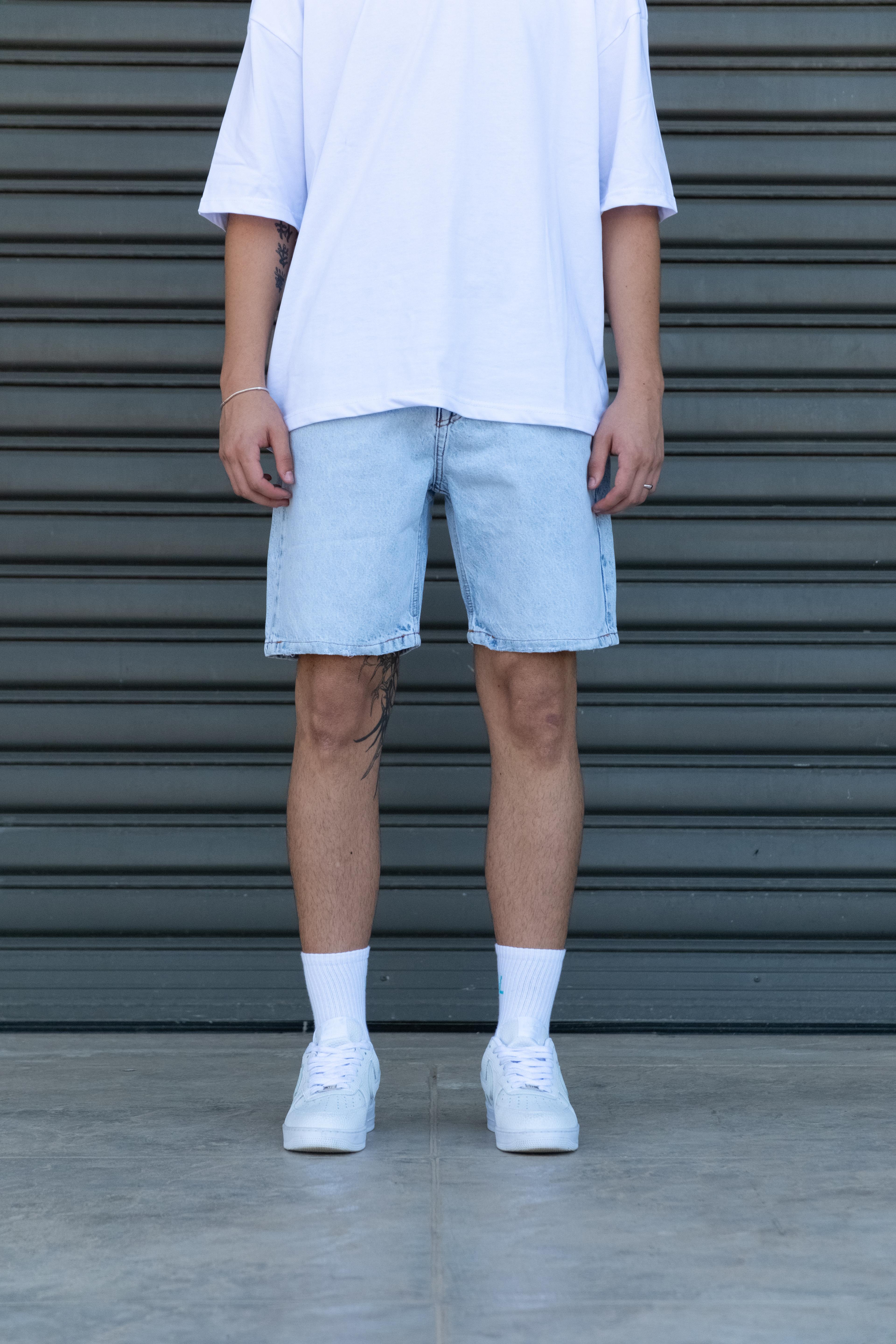 Regular Fit Şort - Ice Blue