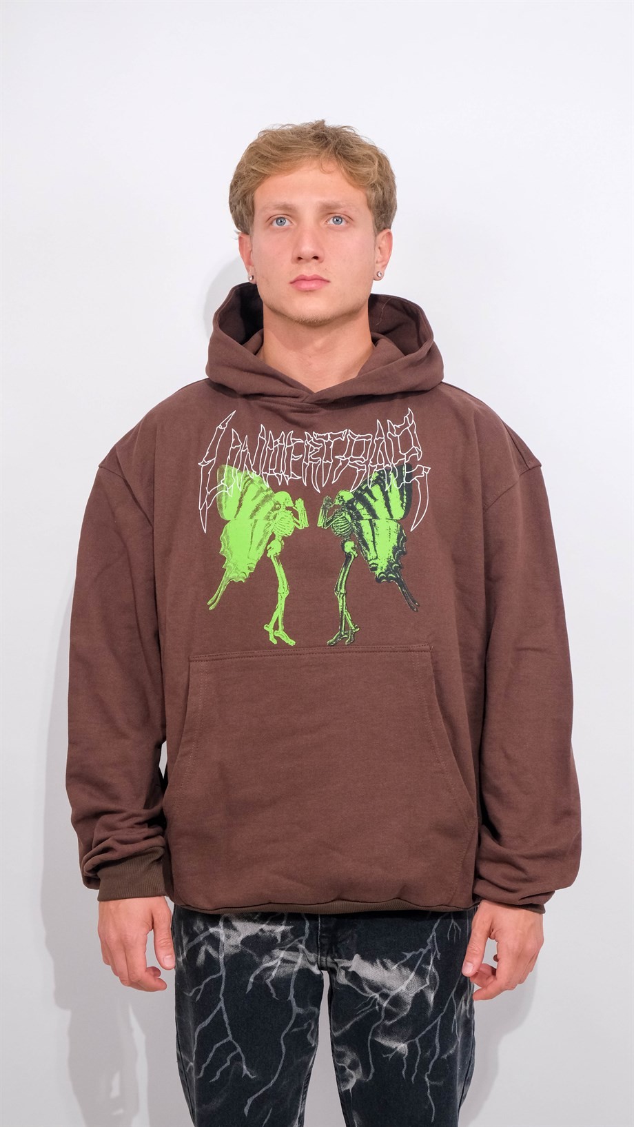 Old School Butterfly Skeleton Hoodie