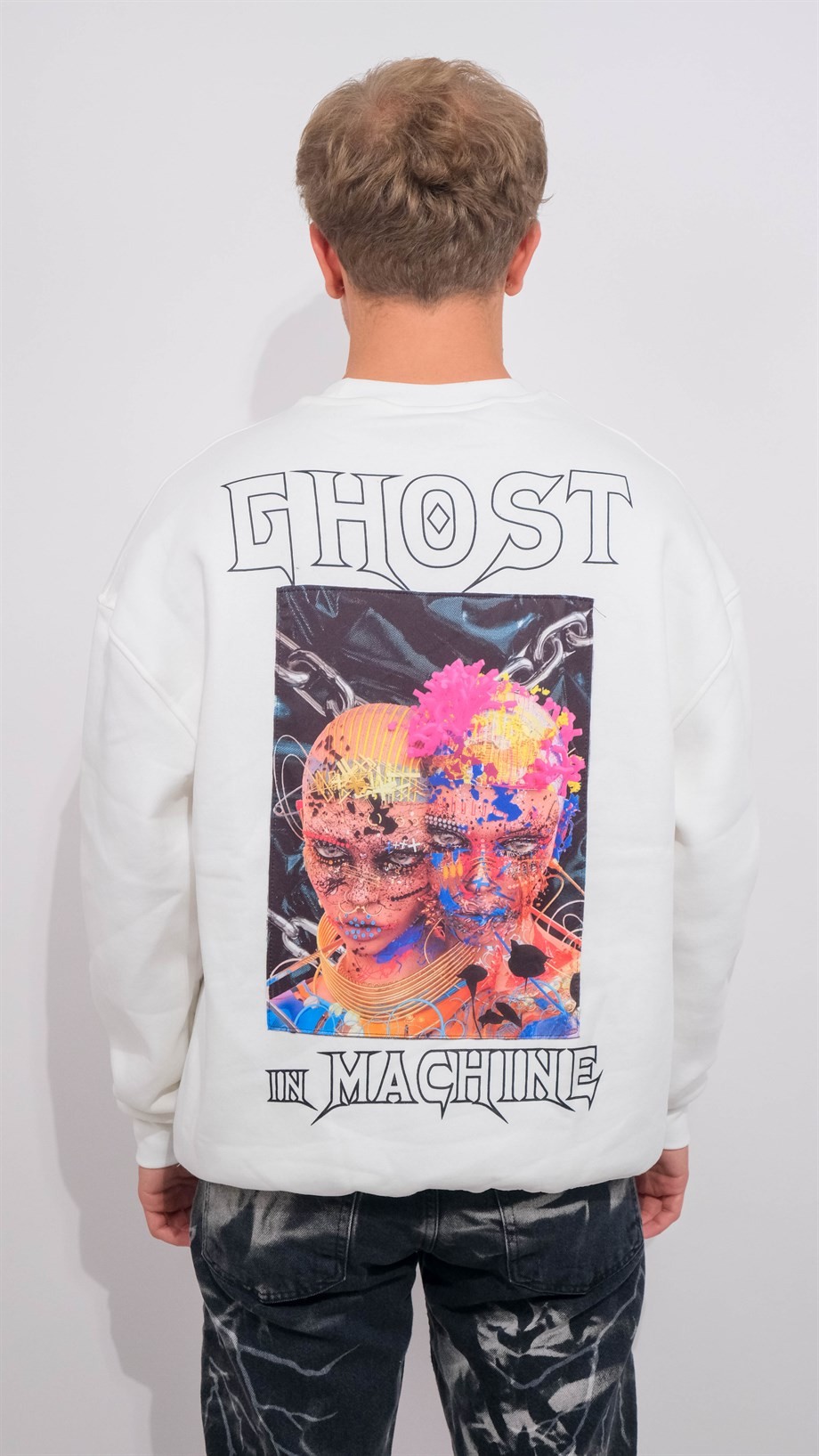 Ghost In Machıne Sweatshirt - EKRU