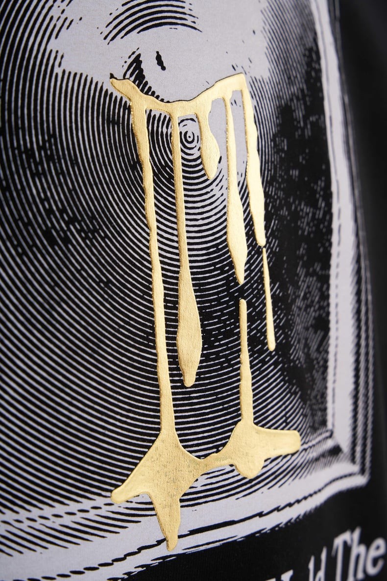 Golden Tears Printed Oversize T-Shirt