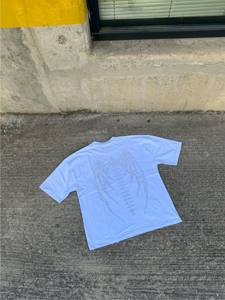 Oversize Taşlı T-Shirt