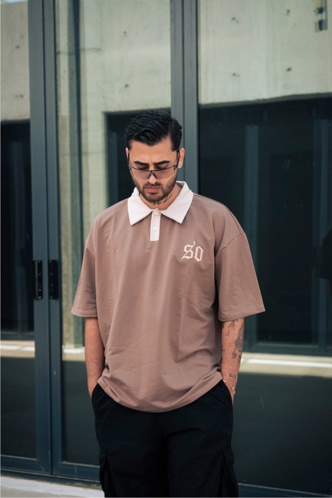 SQ Oversize Polo T-Shirt