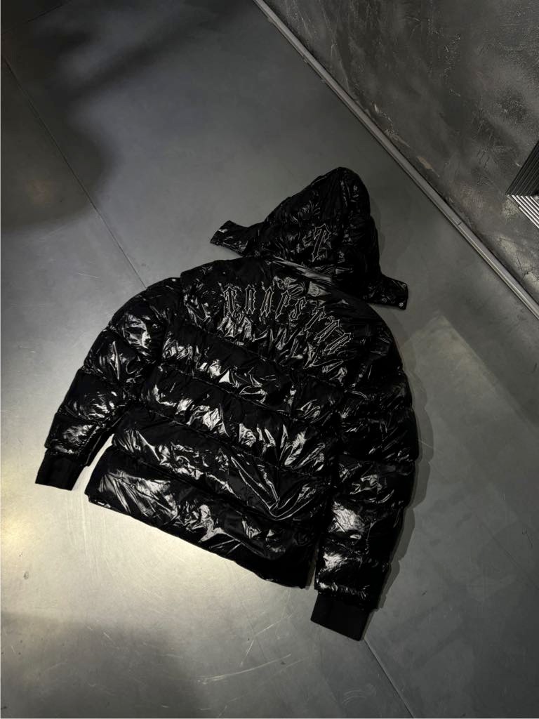 Trapstar Black Gloss Puffer Jacket