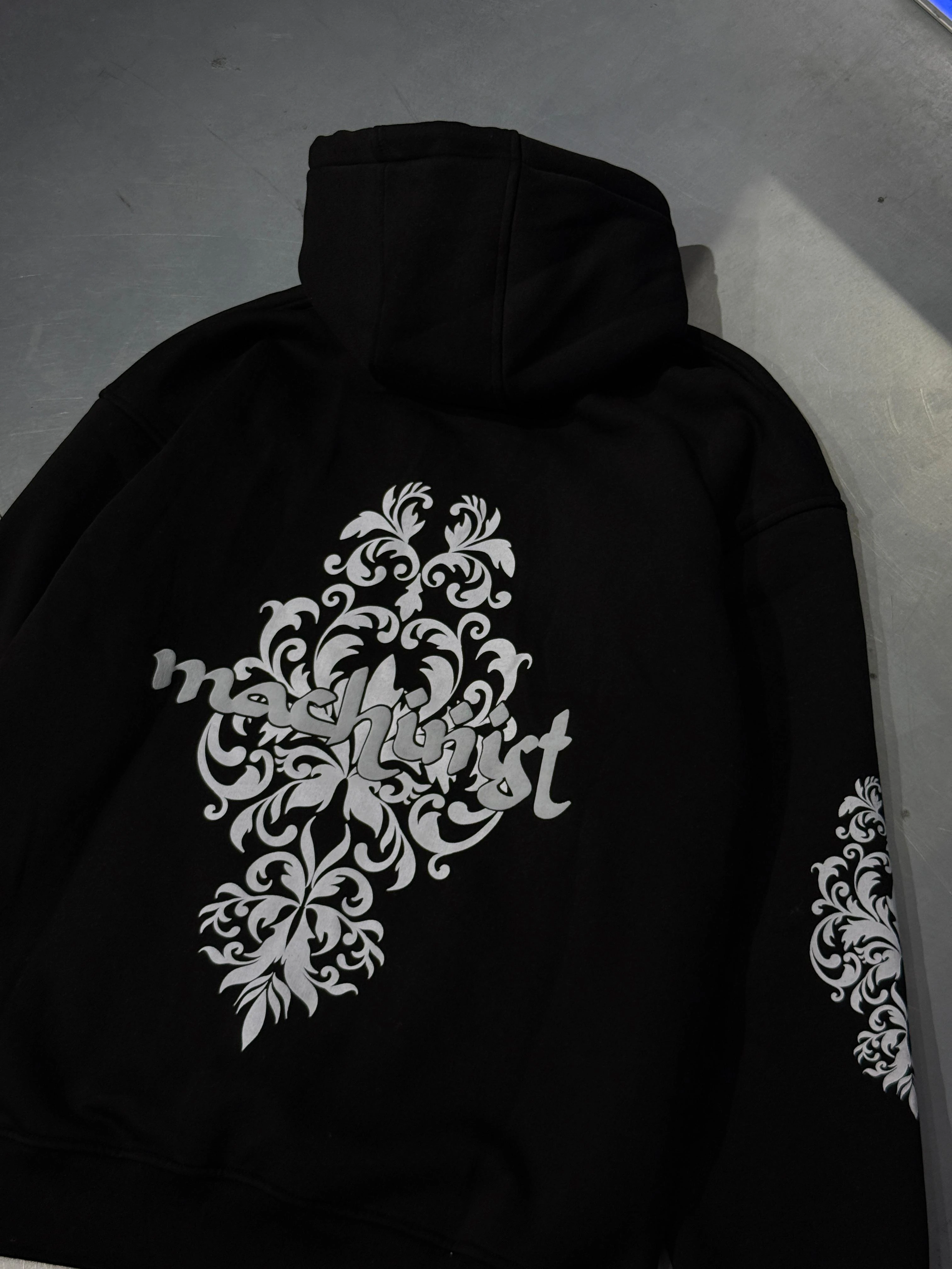Ethnic Printed Hoodie Şardonlu