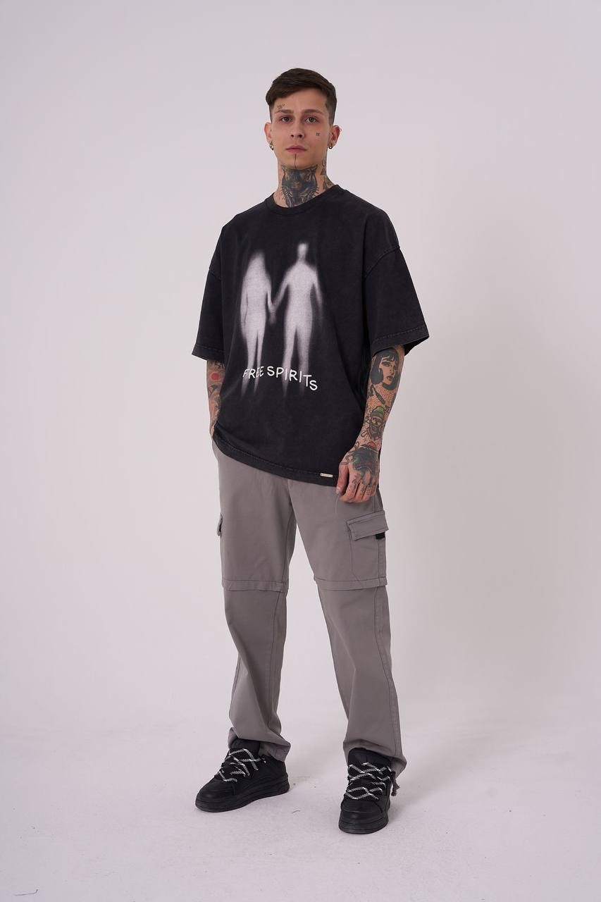 Free Spirit Acid Wash Oversize T-Shirt