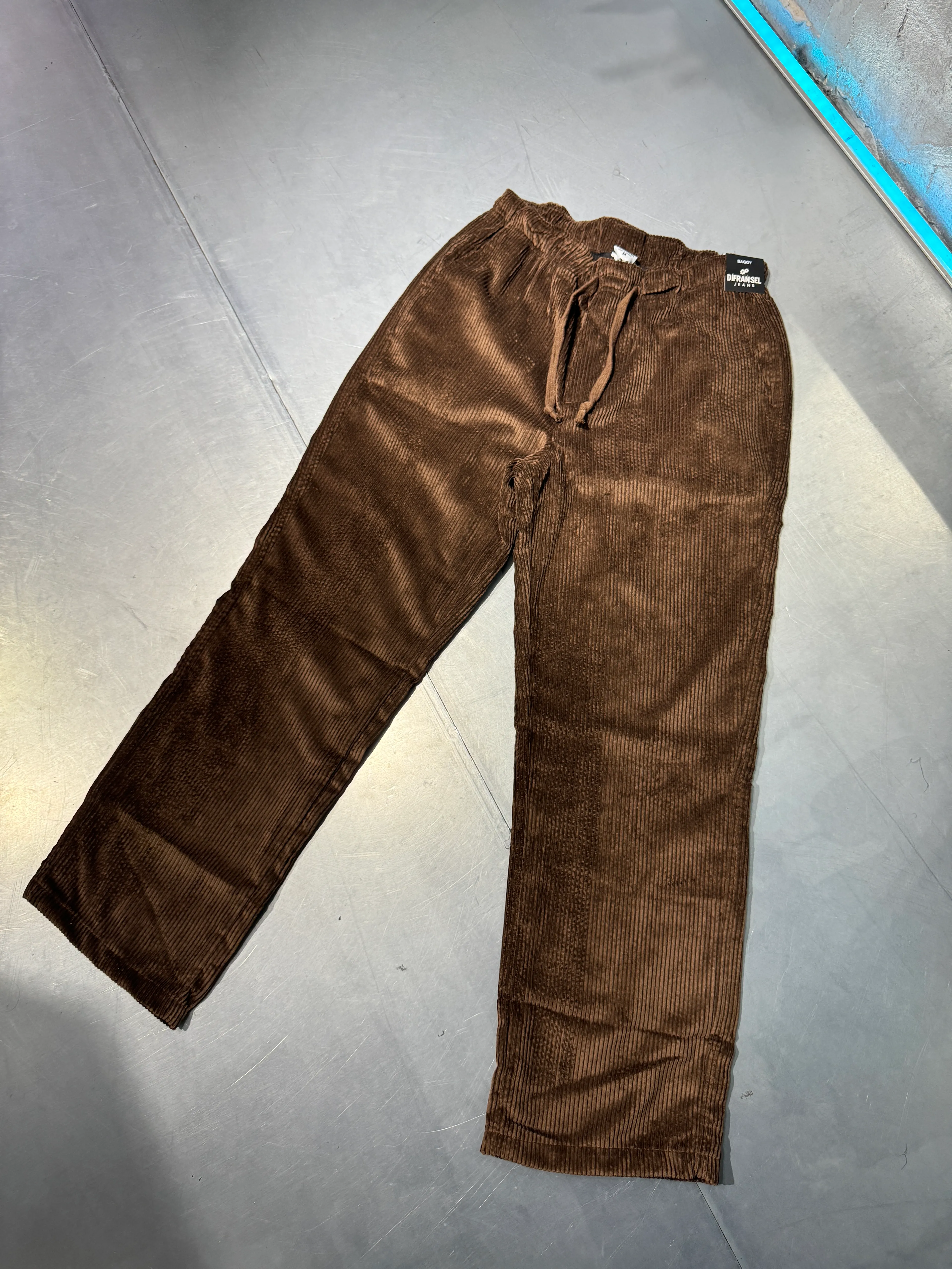 Kadife Baggy Pantolon