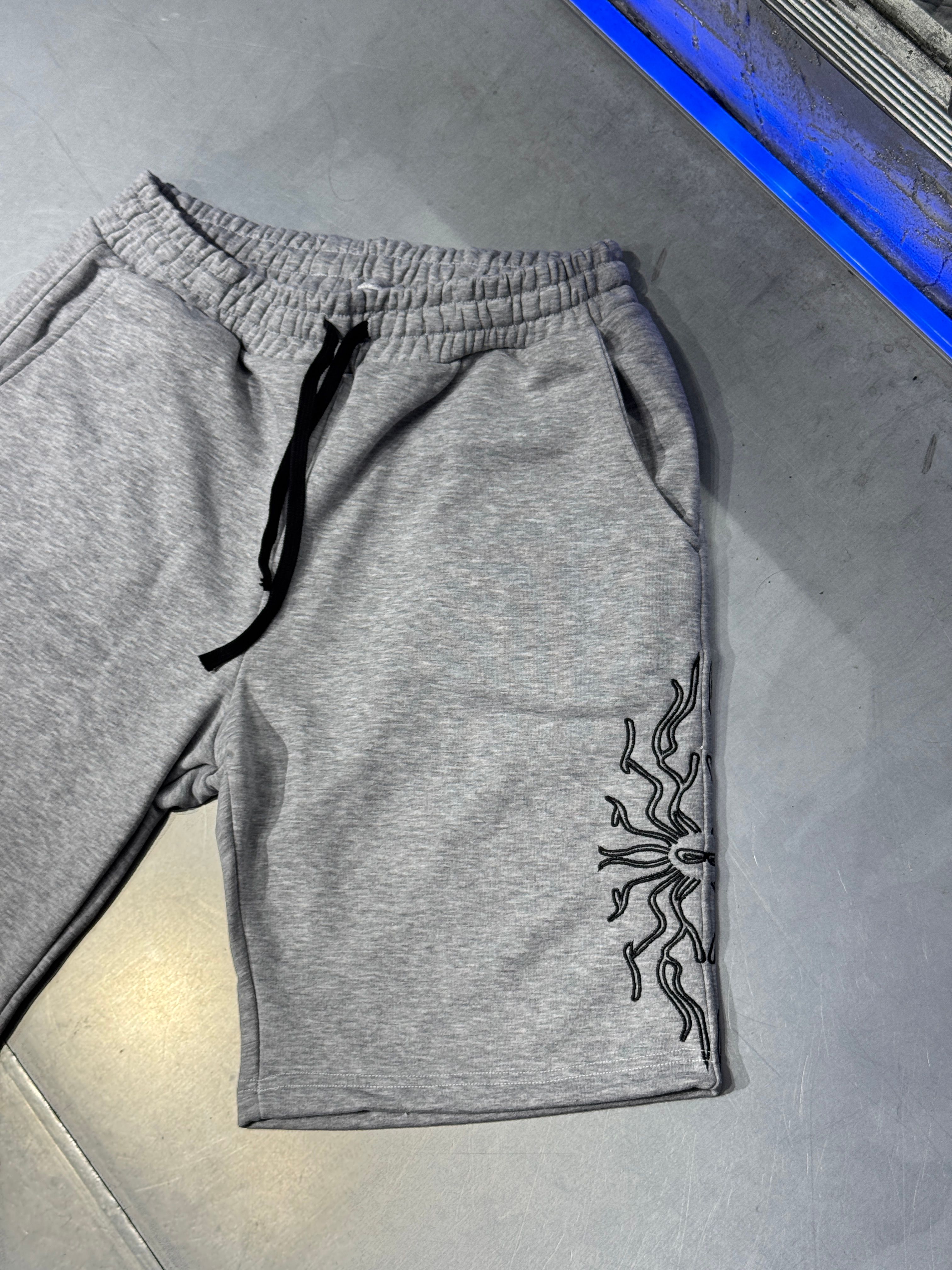 Tribal Burn 3 İplik Acid Wash Şort
