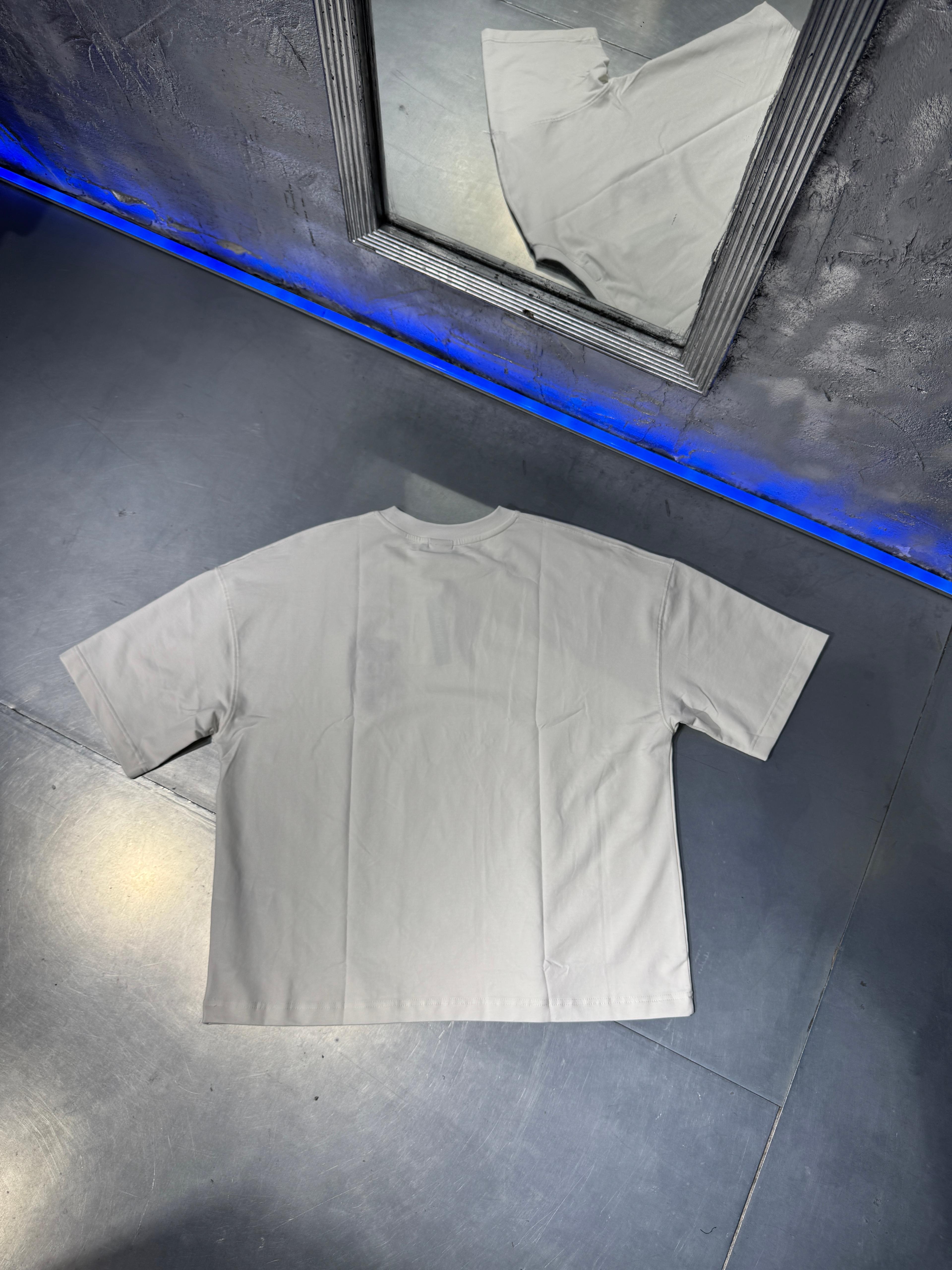 Armorial Style Embroidered Boxy T-Shirt