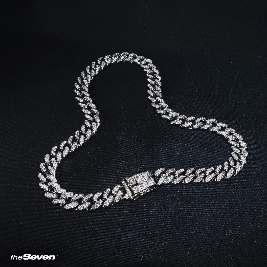 Iced Out 13mm 50cm Cuban Chain Kolye