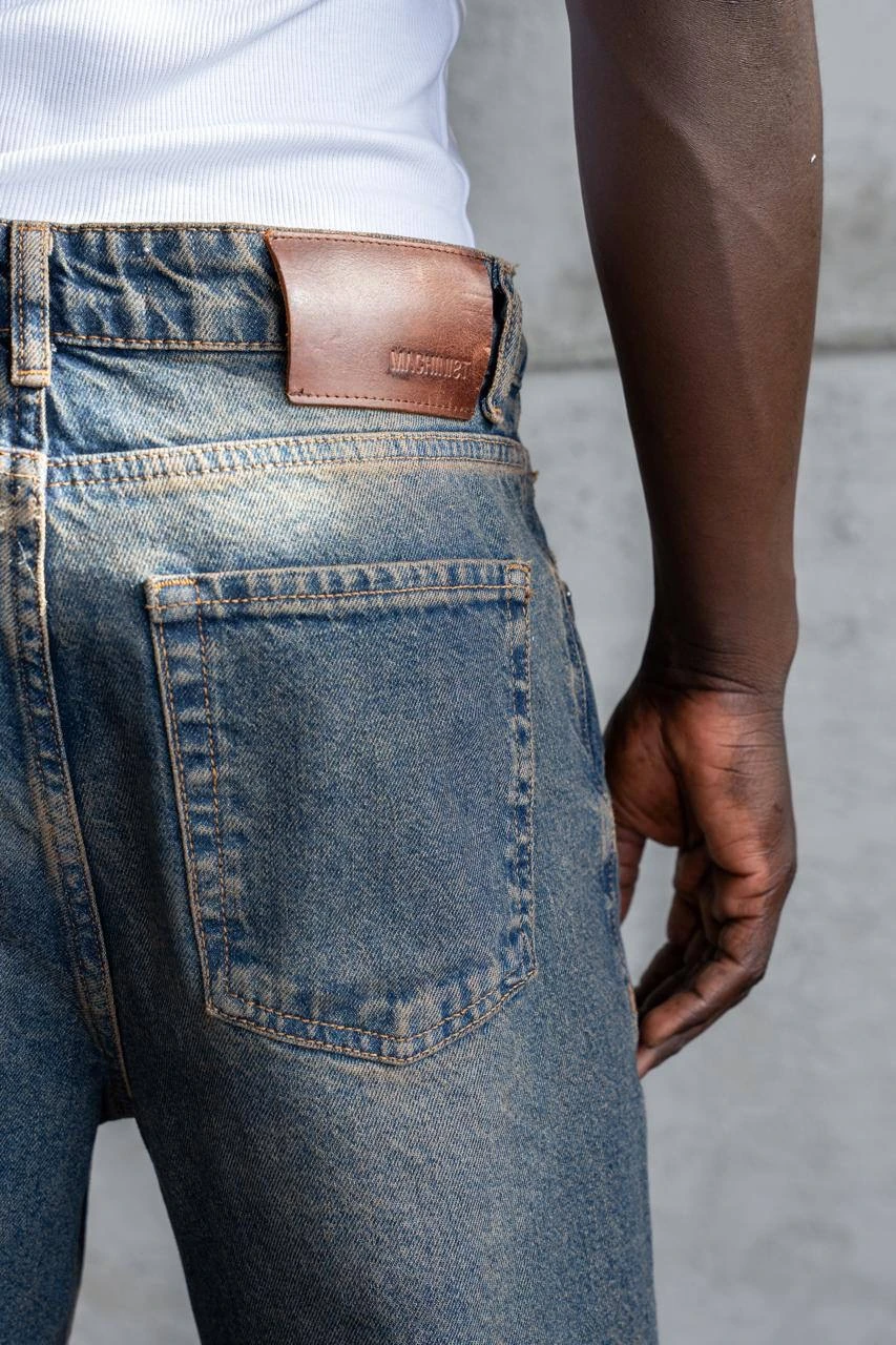 Effected Velvet Baggy Jean